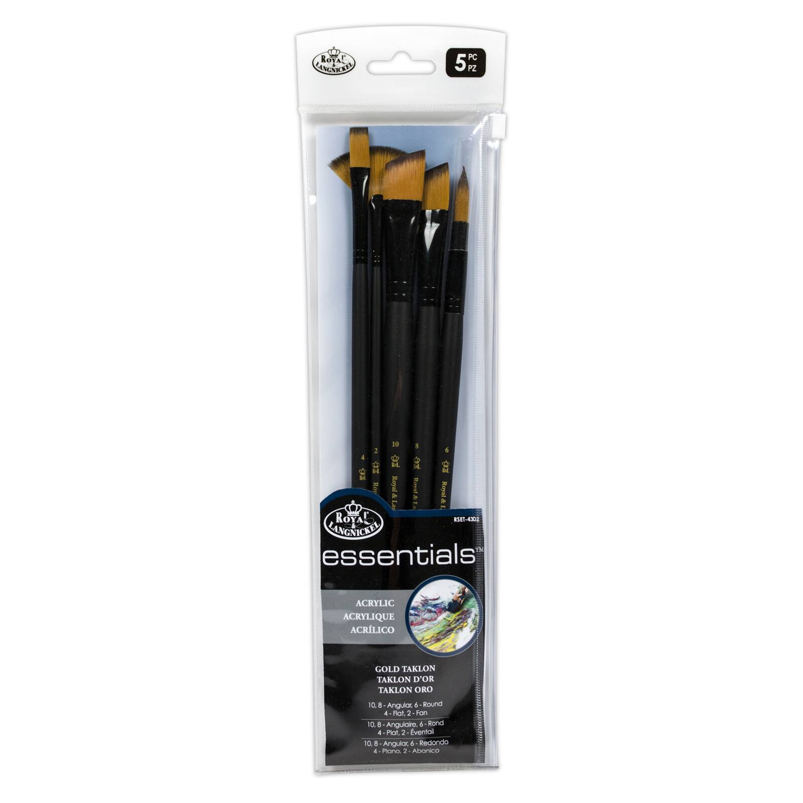 9 Pack: Royal &#x26; Langnickel&#xAE; Essentials&#x2122; Variety Brush Set