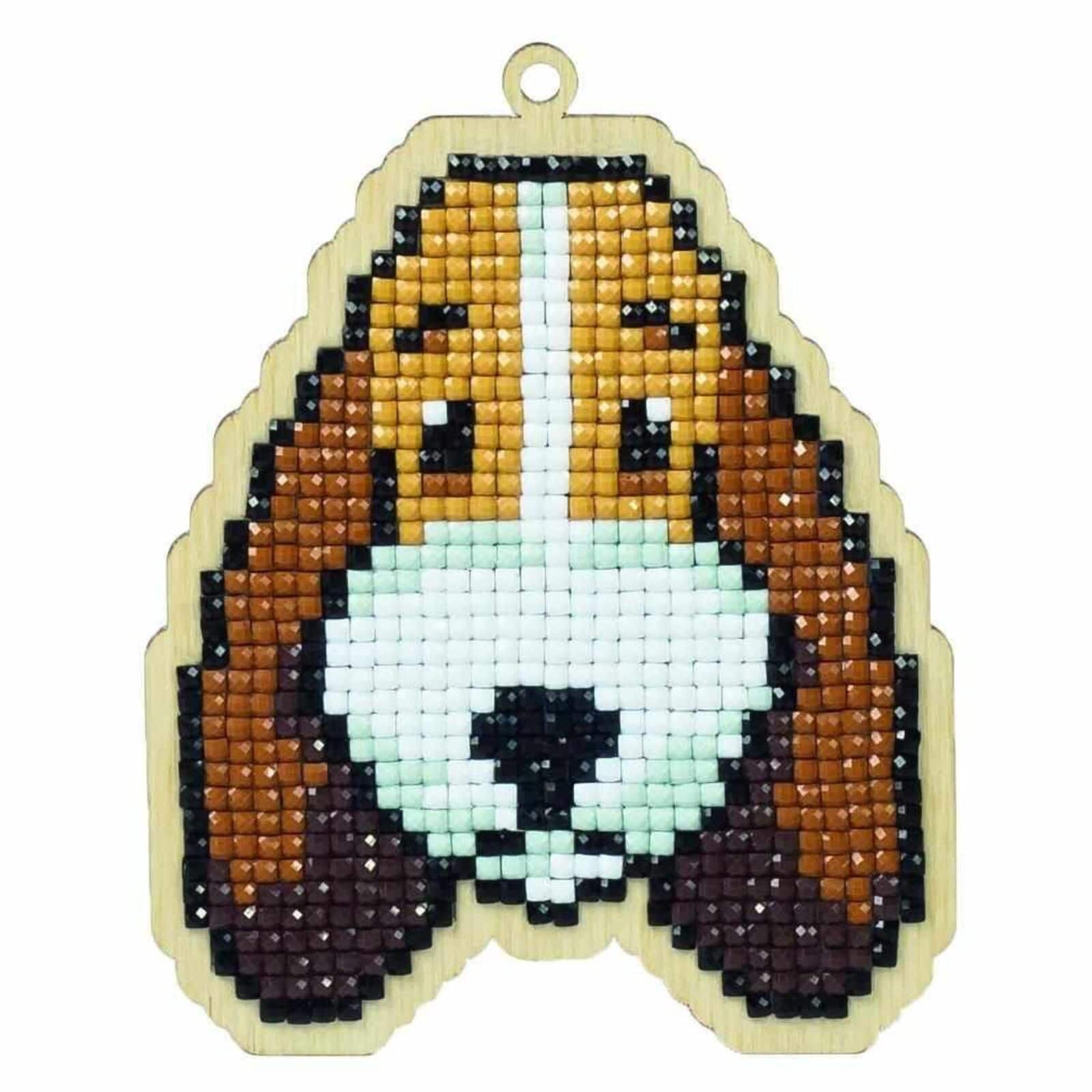 Wizardi Diamond Painting Ornament Kit Dog Buddy