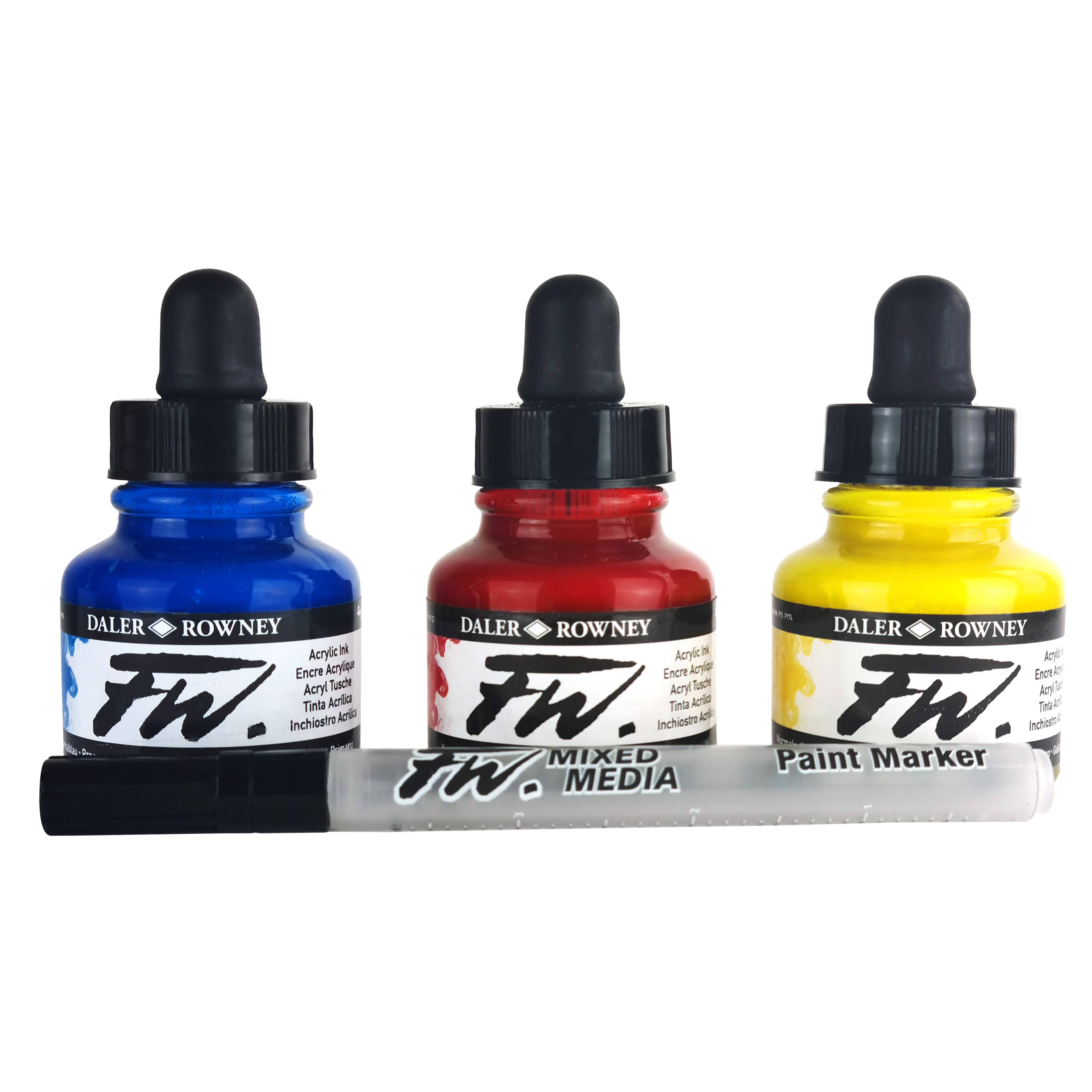 Daler-Rowney FW Acrylic Ink Starter Set