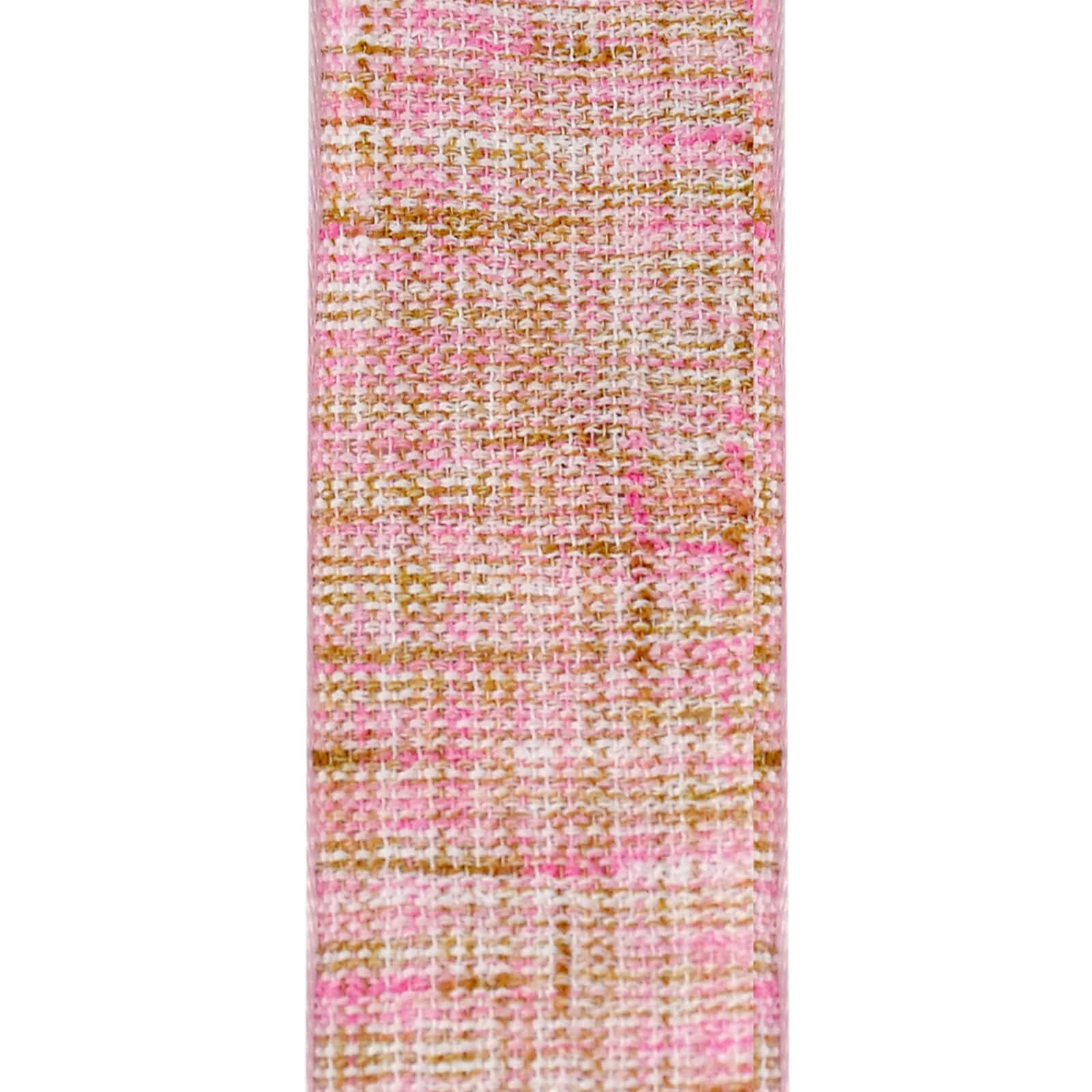 1.5&#x22; x 3yd. Faux Cotton Wired Ribbon by Celebrate It&#xAE;