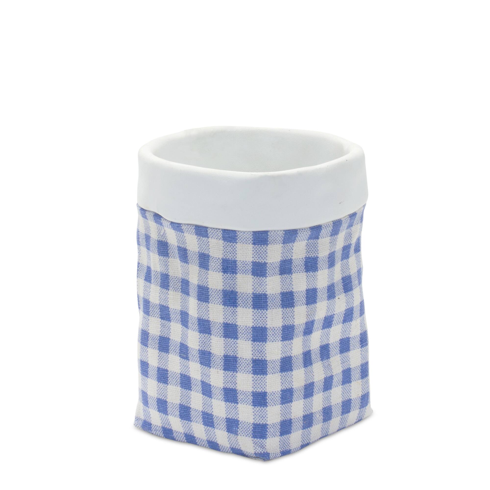 Plaid Bag Design Pot Set