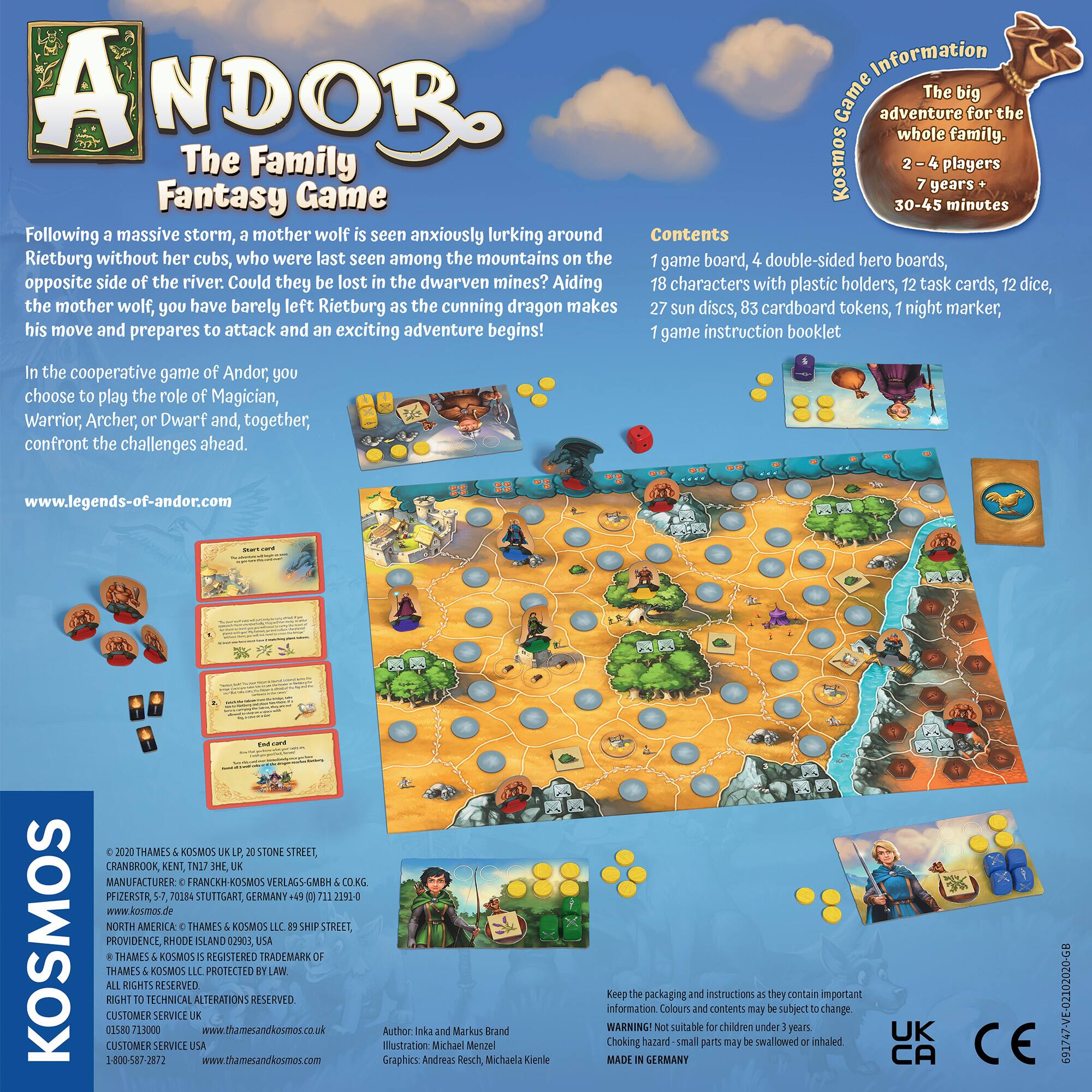 Thames &#x26; Kosmos Legends of Andor: The Family Fantasy Game