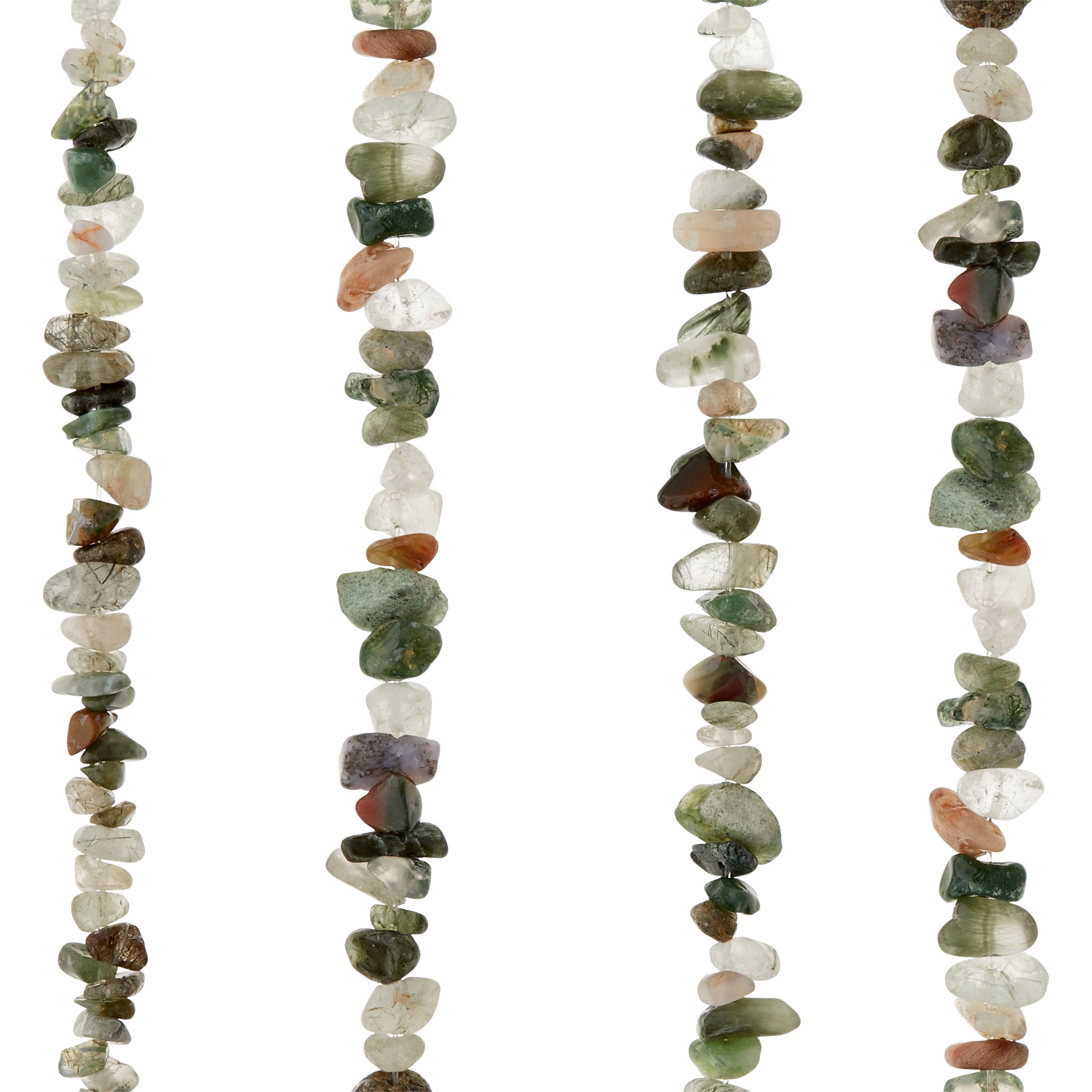 12 Pack: Multicolor Jasper Chip Beads by Bead Landing™