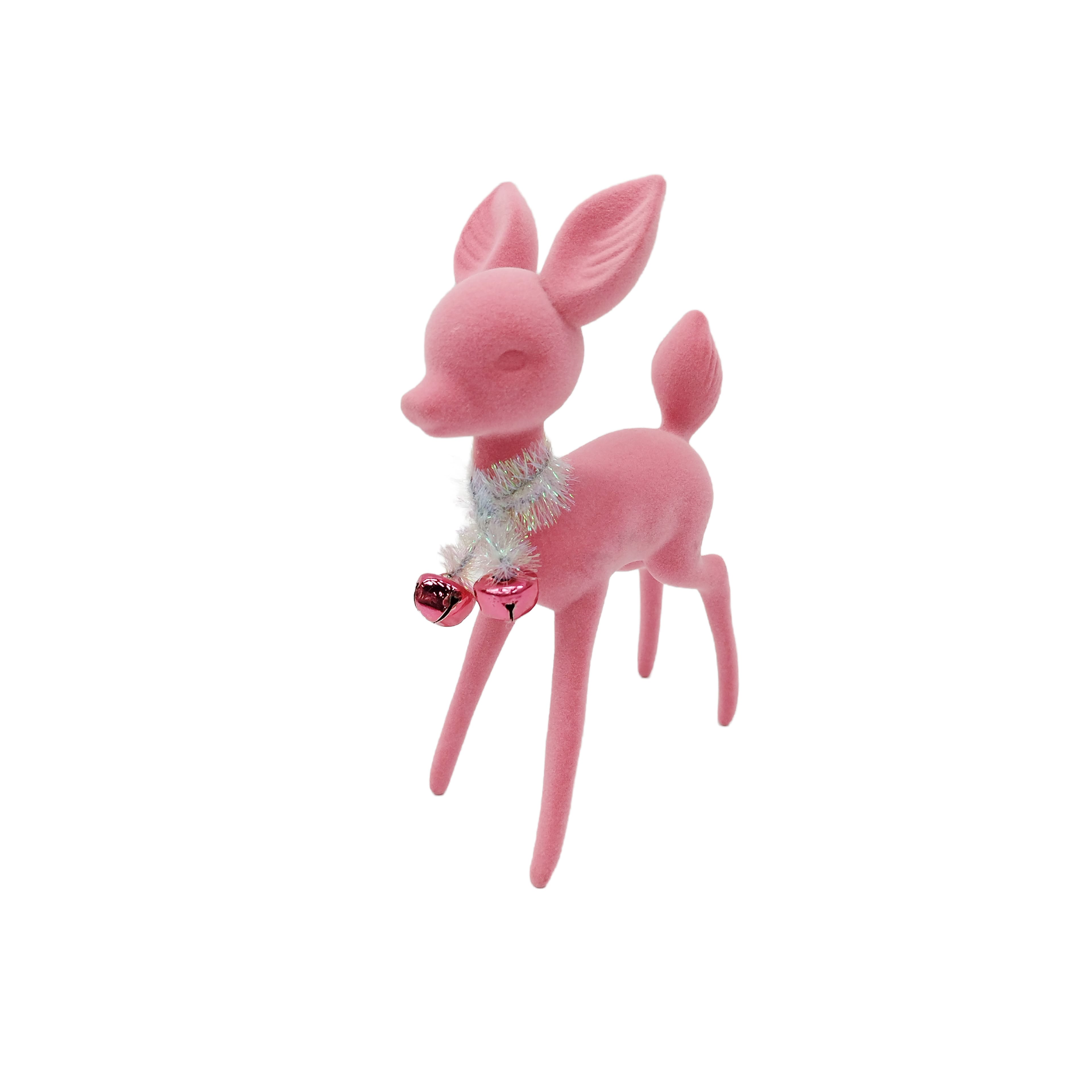 Flocked Deer Tabletop D&#xE9;cor by Ashland&#xAE;