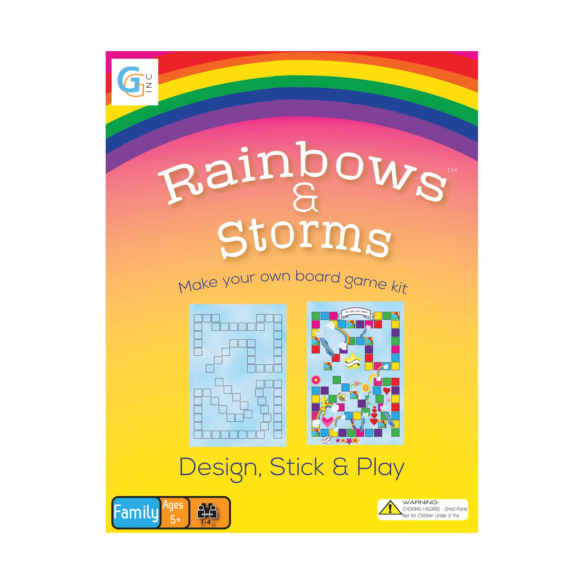 Rainbows &#x26; Storms&#x2122; Make Your Own Board Game Kit