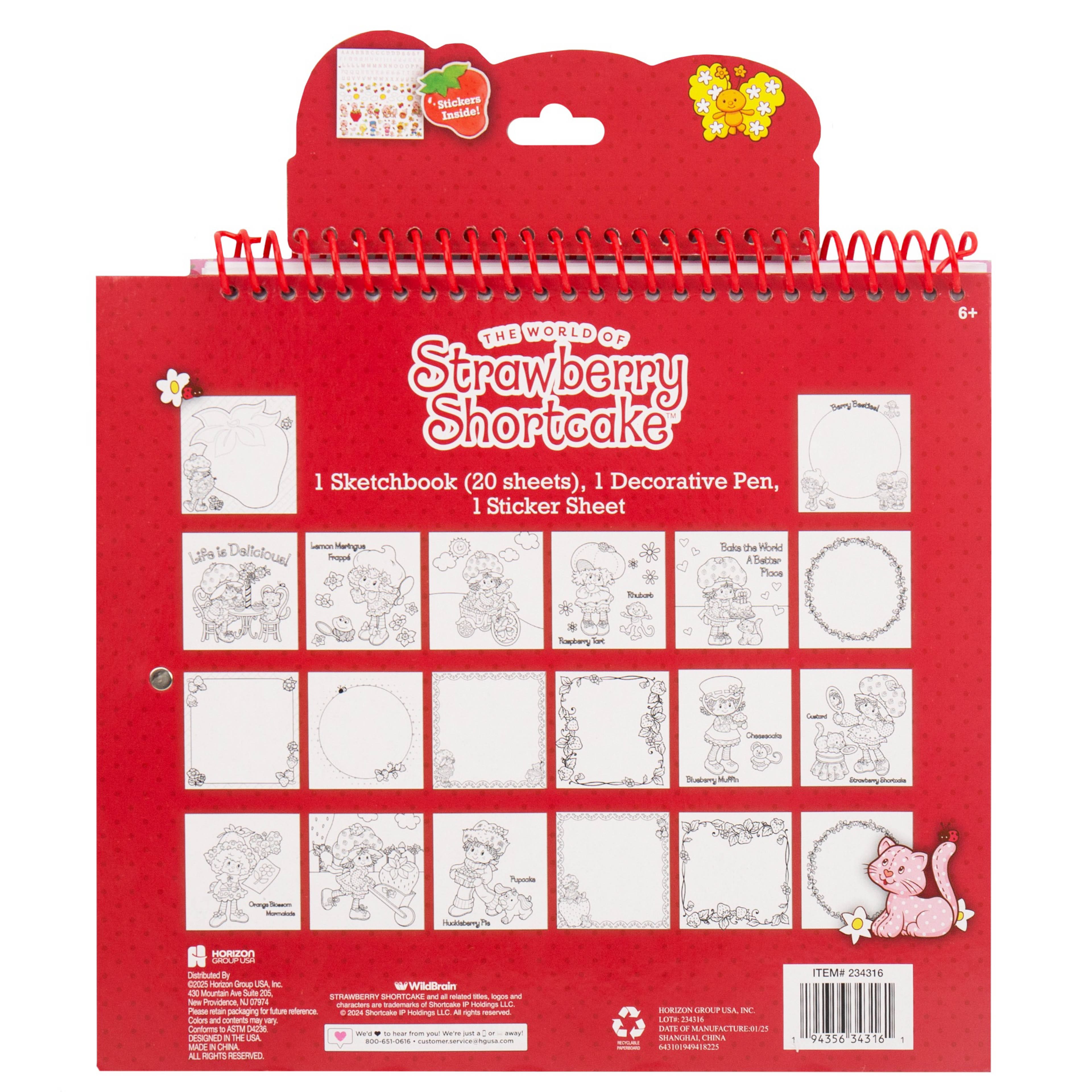 Strawberry Shortcake&#x2122; Doodle Sketchbook