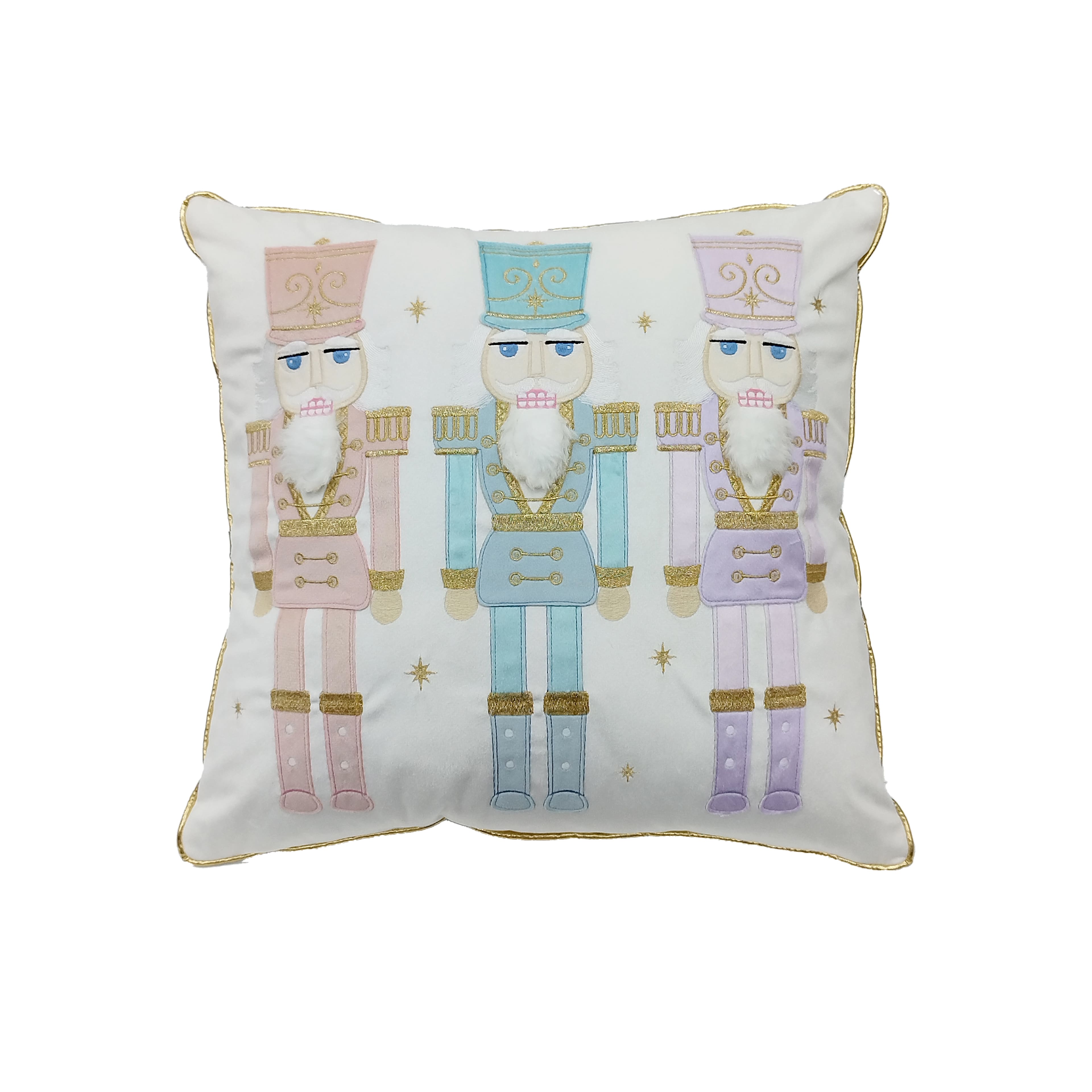 16&#x22; x 16&#x22; Nutcracker Soldiers Throw Pillow by Ashland&#xAE;
