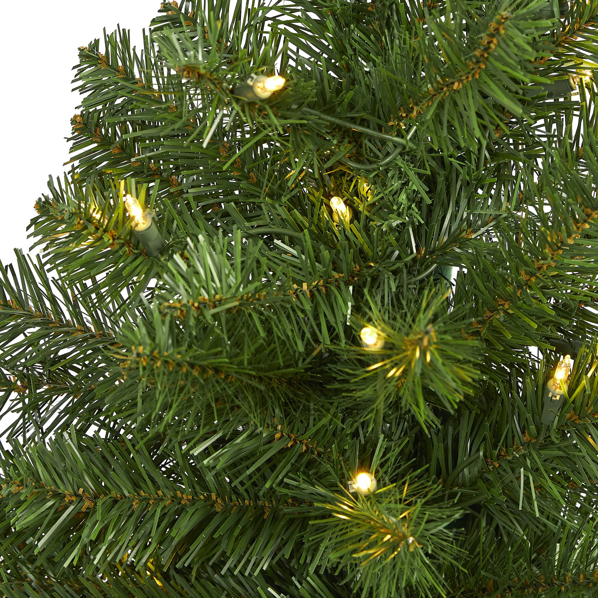 4ft. Pre-Lit Virginia Fir Artificial Christmas Tree, Clear Lights