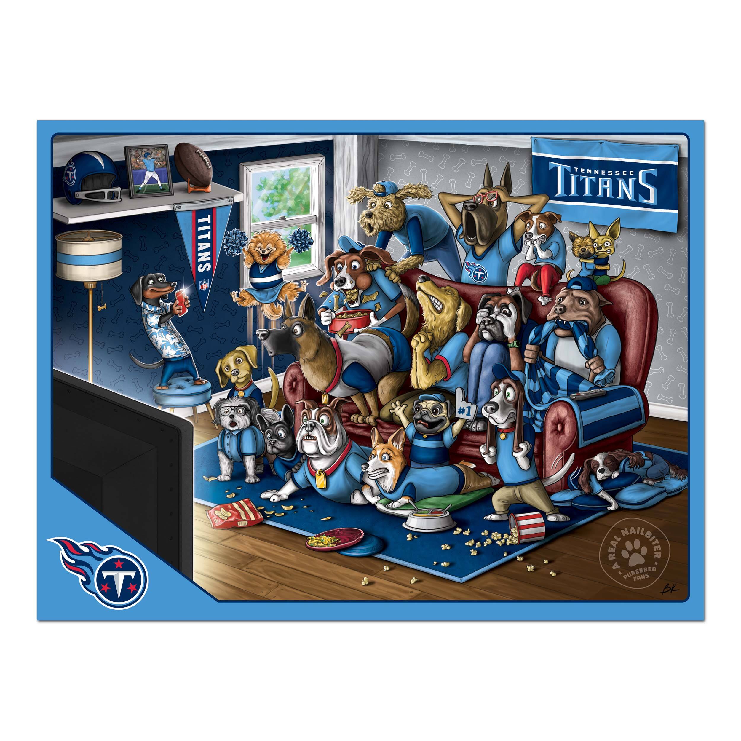 NFL Purebred Fans A Real Nailbiter 500 Piece Puzzle