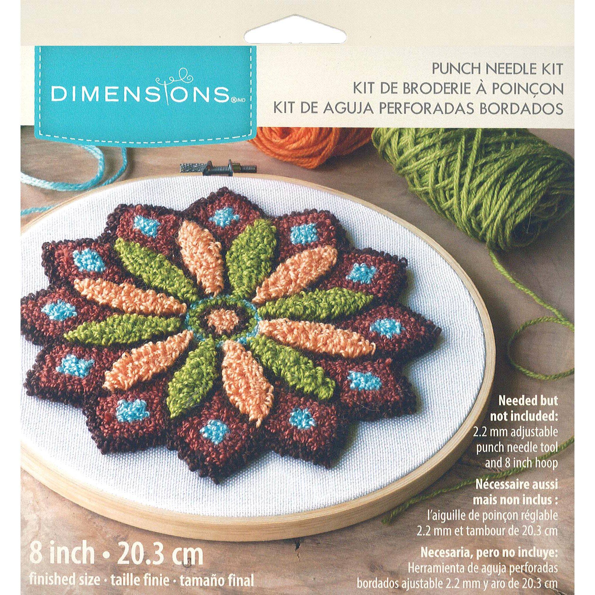 Dimensions® Mandala Punch Needle Kit Punch Needle Michaels