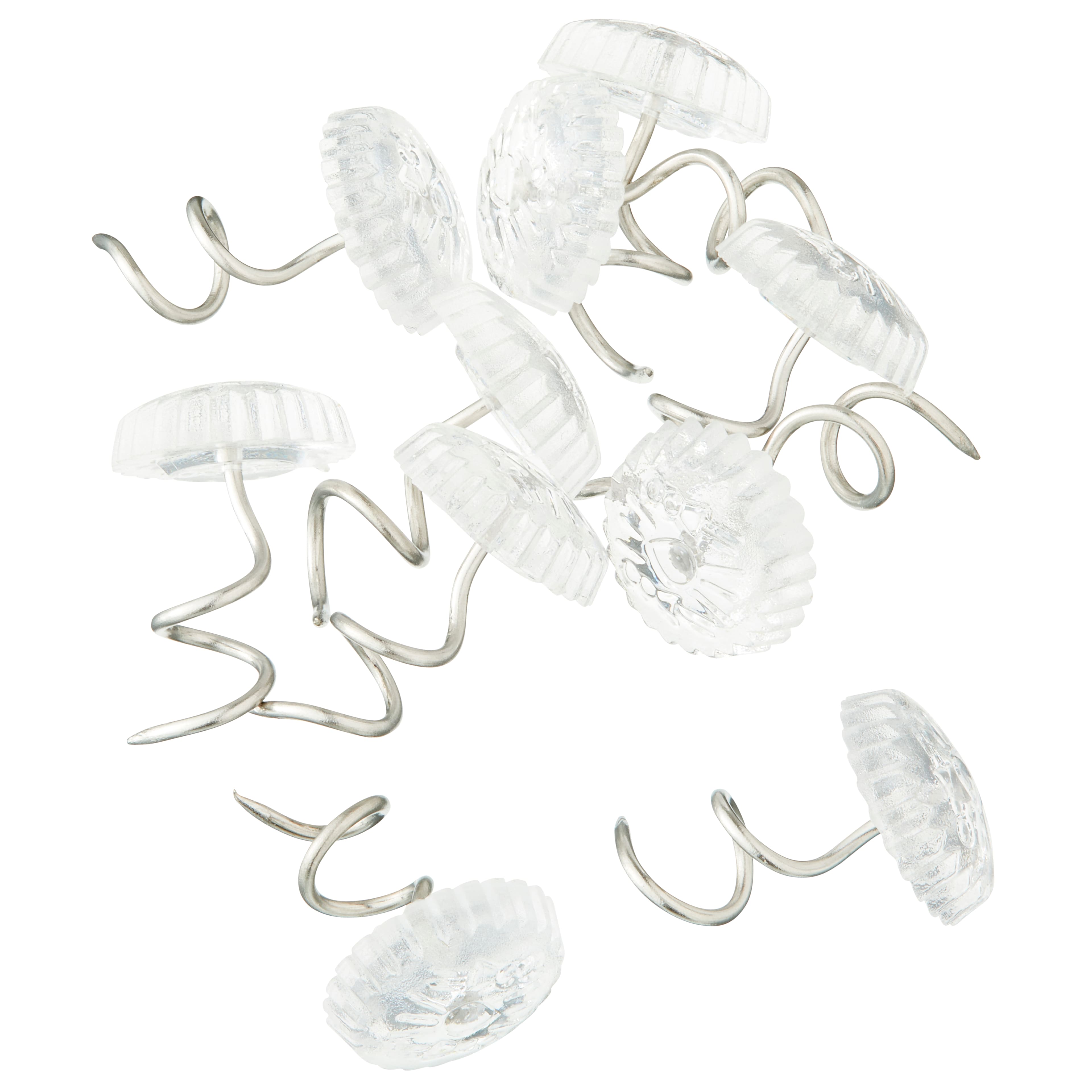 12 Packs: 10 ct. (120 total) Clear Twist Pins by Loops &#x26; Threads&#xAE;