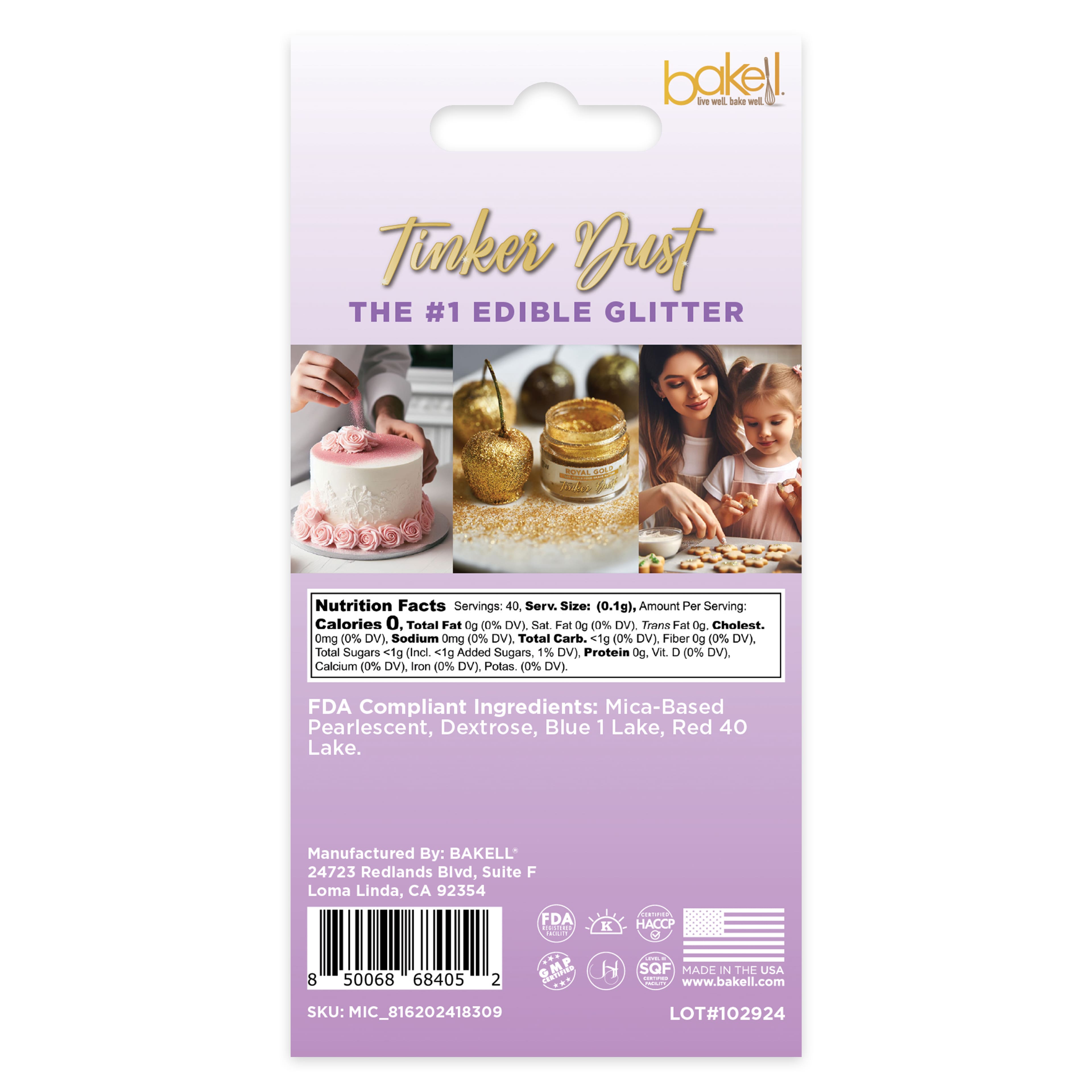 Bakell&#xAE; Tinker Dust Edible Glitter