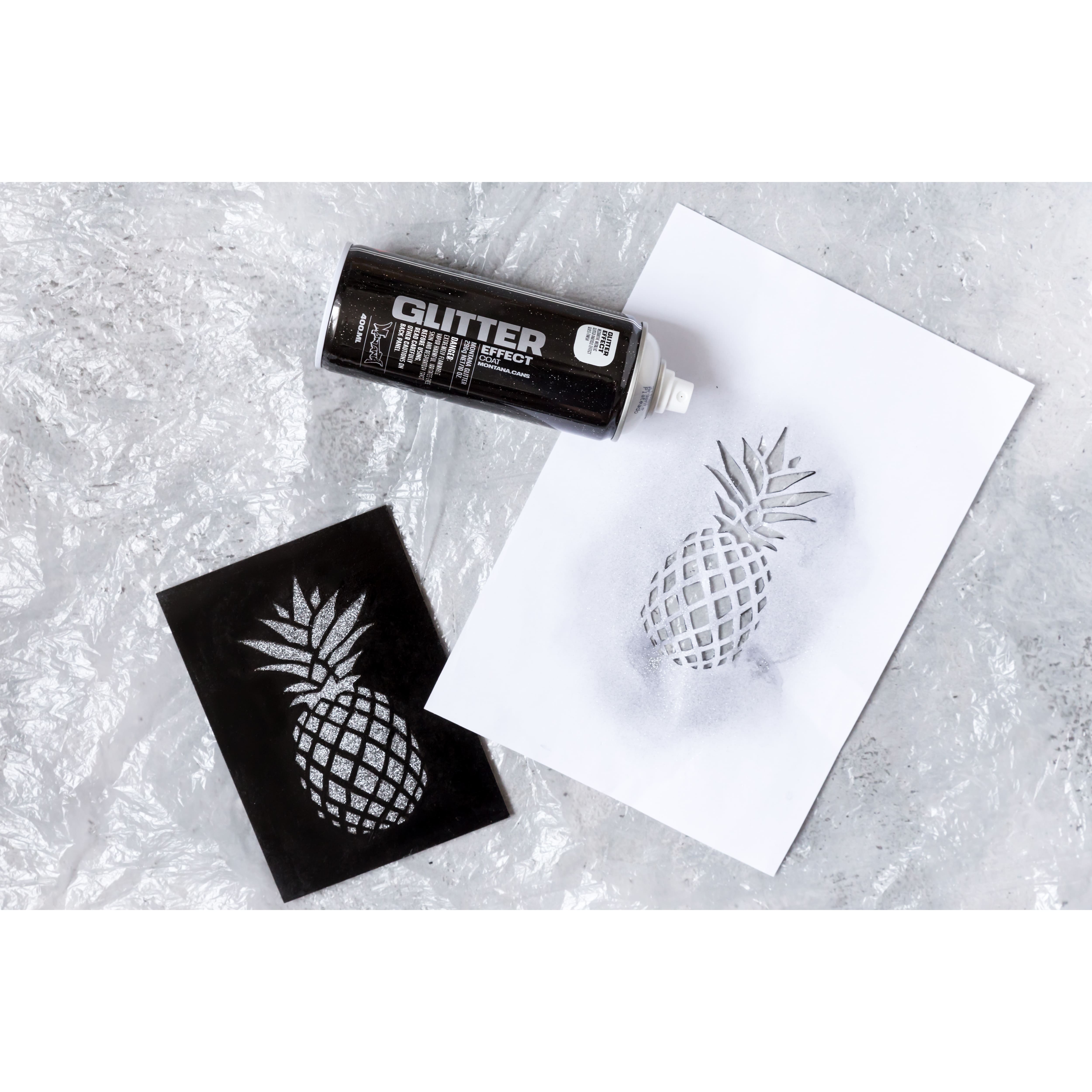 Montana&#x2122; Glitter Effect Silver Glitter Coat Spray