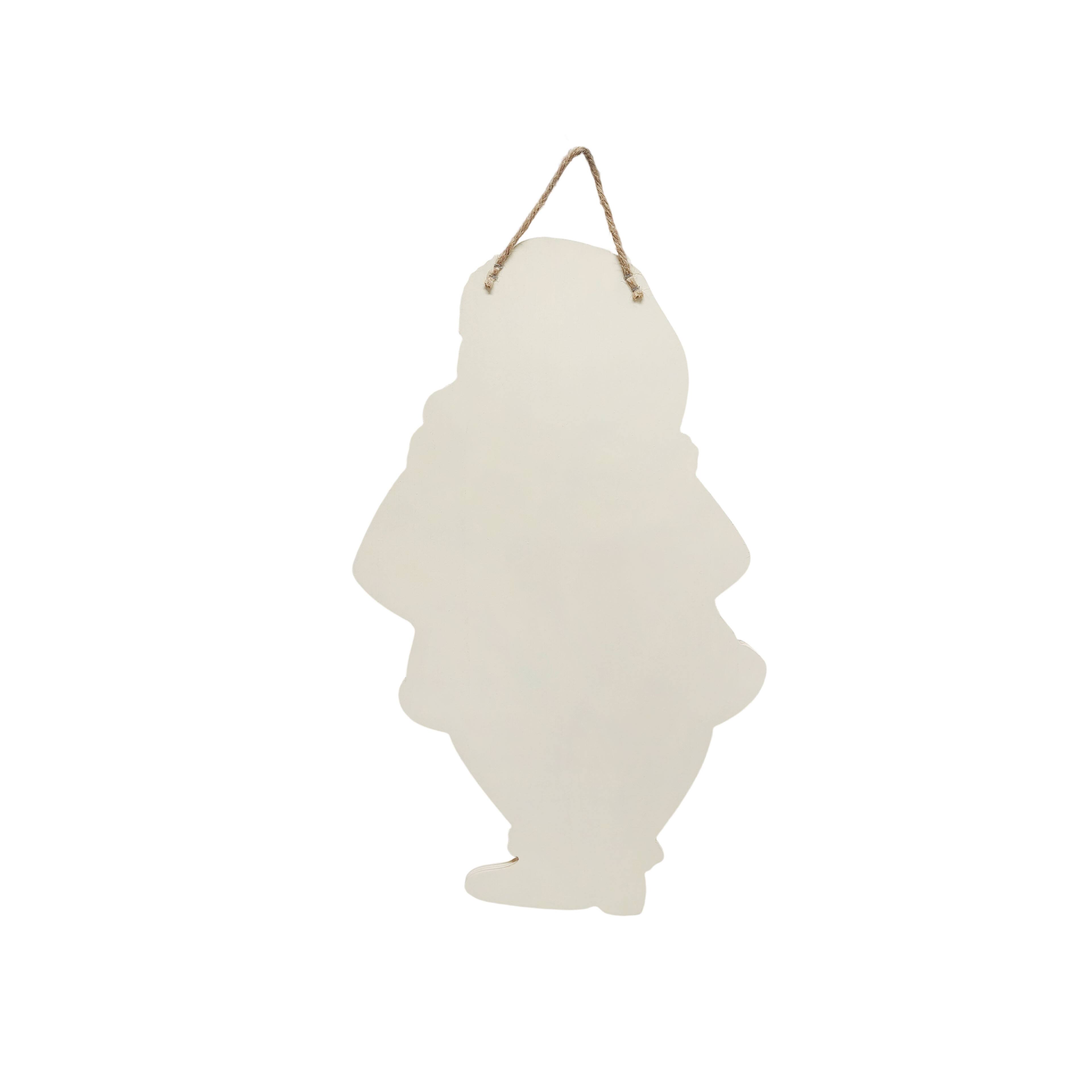 10&#x22; Santa Claus DIY Wood D&#xE9;cor by Make Market&#xAE;