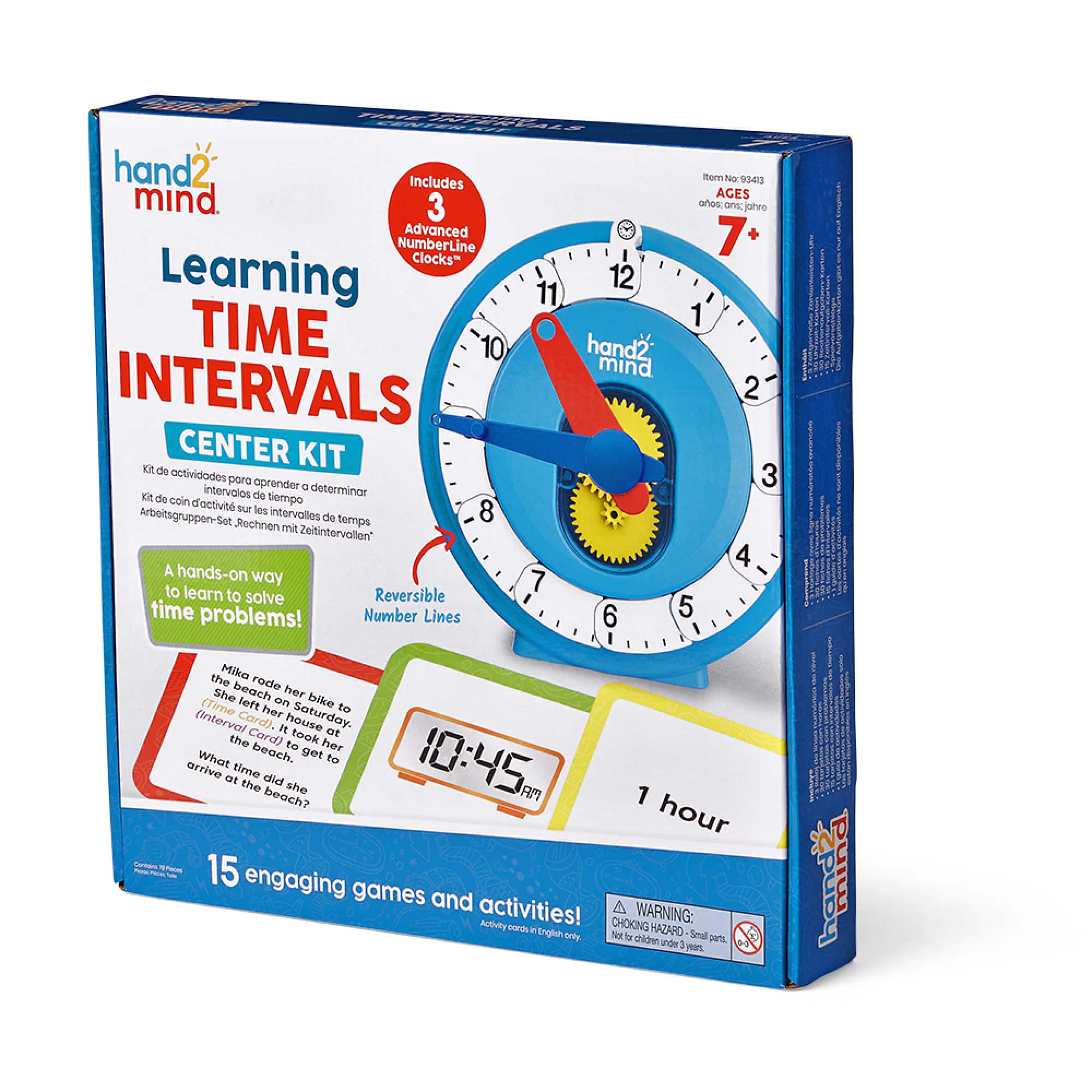 hand2mind&#xAE; Learning Intervals of Time Center Kit