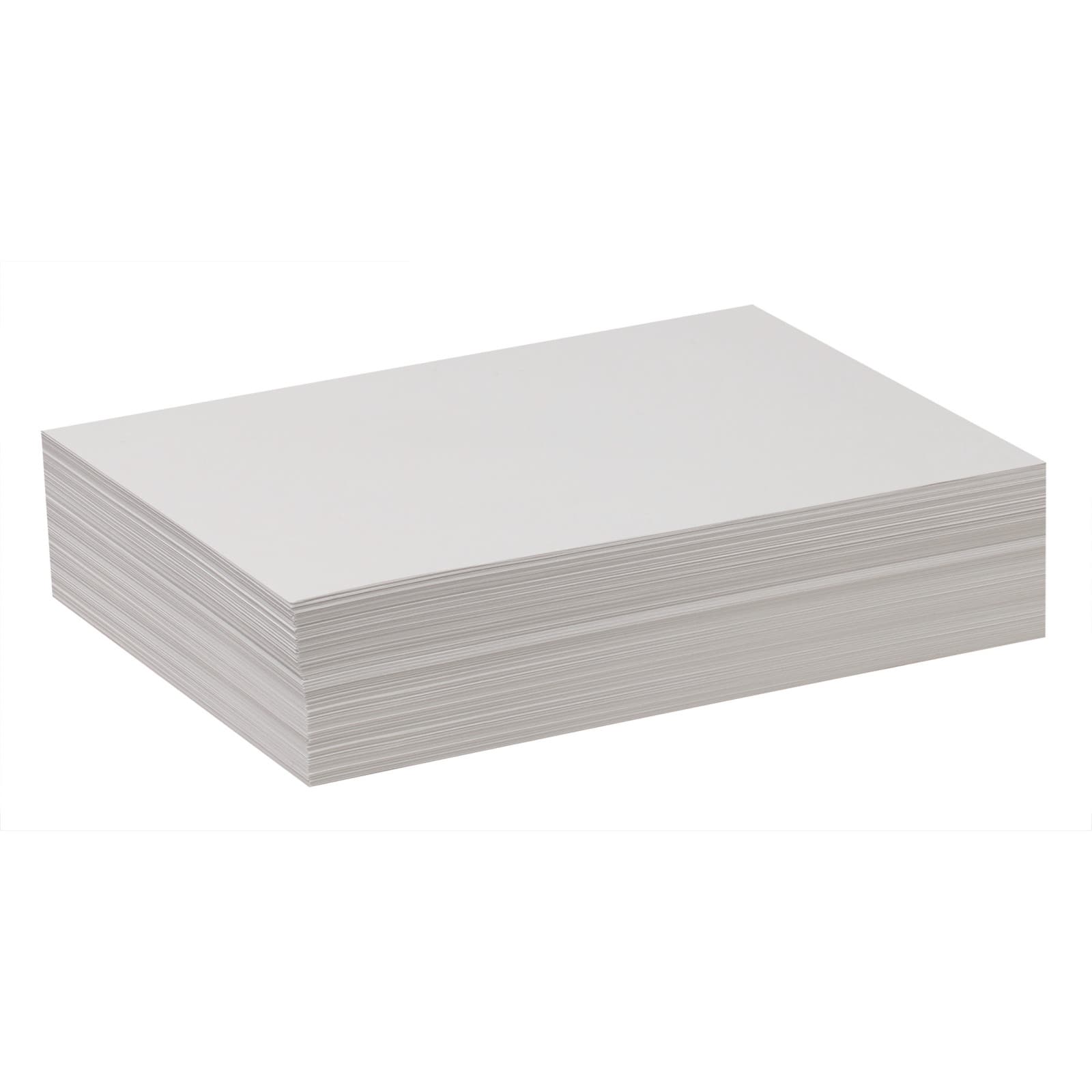 Pacon 12" x 18" White Sulphite Premium Weight Drawing Paper, 500 Sheets