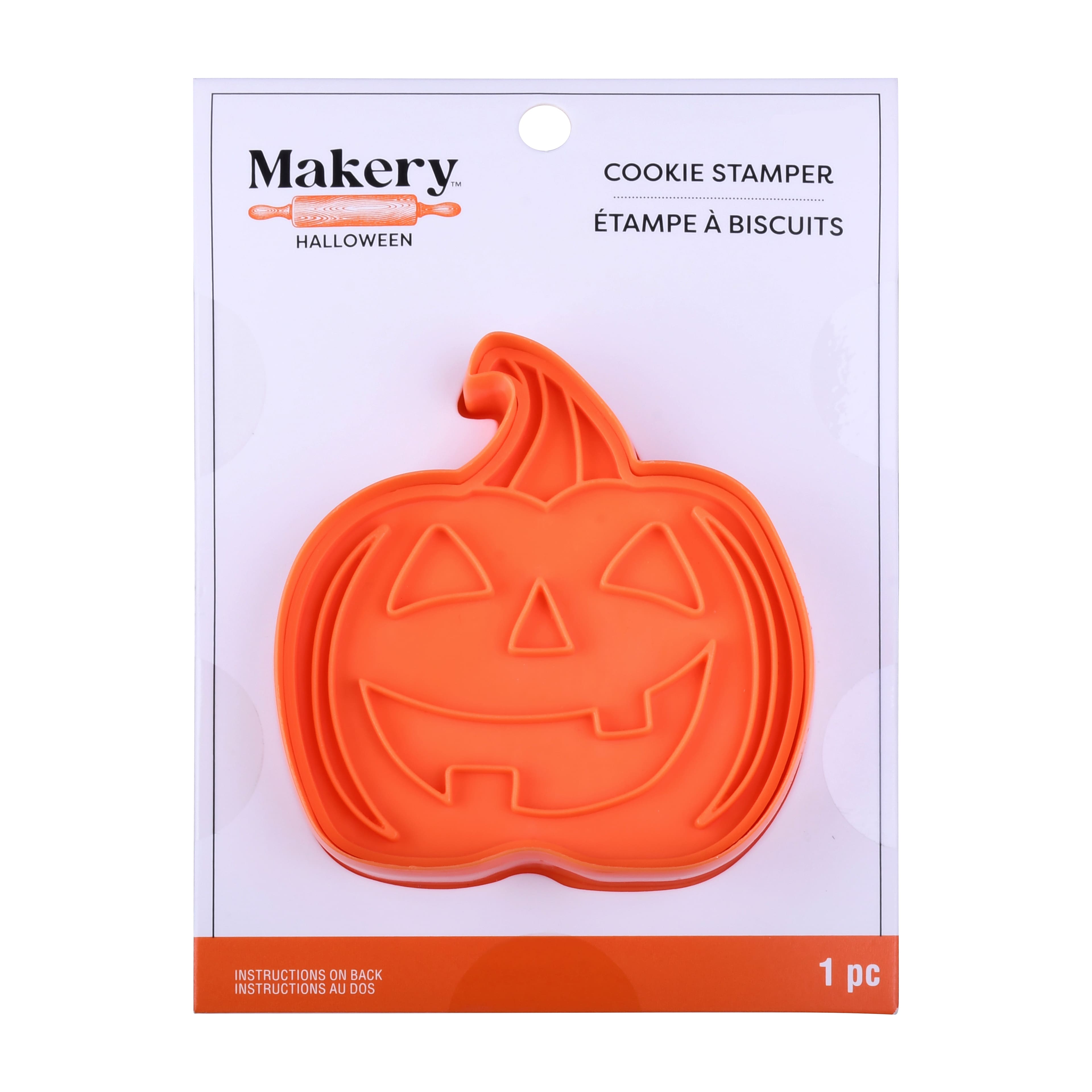 3&#x22; Jack-o&#x27; Lantern Cookie Stamper by Makery&#x2122;