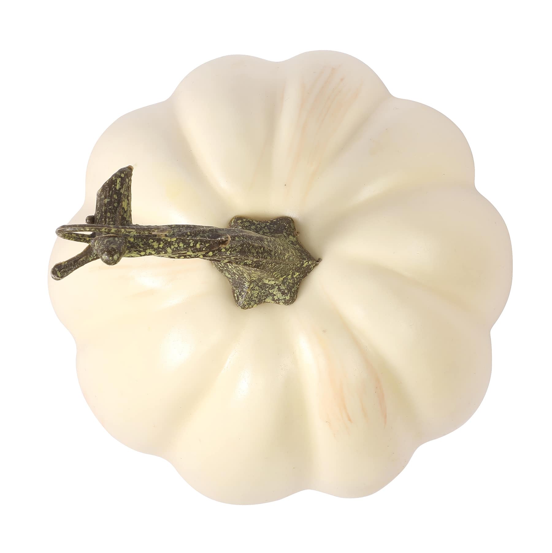 7.25&#x22; Tall Cream Decorative Pumpkin by Ashland&#xAE;
