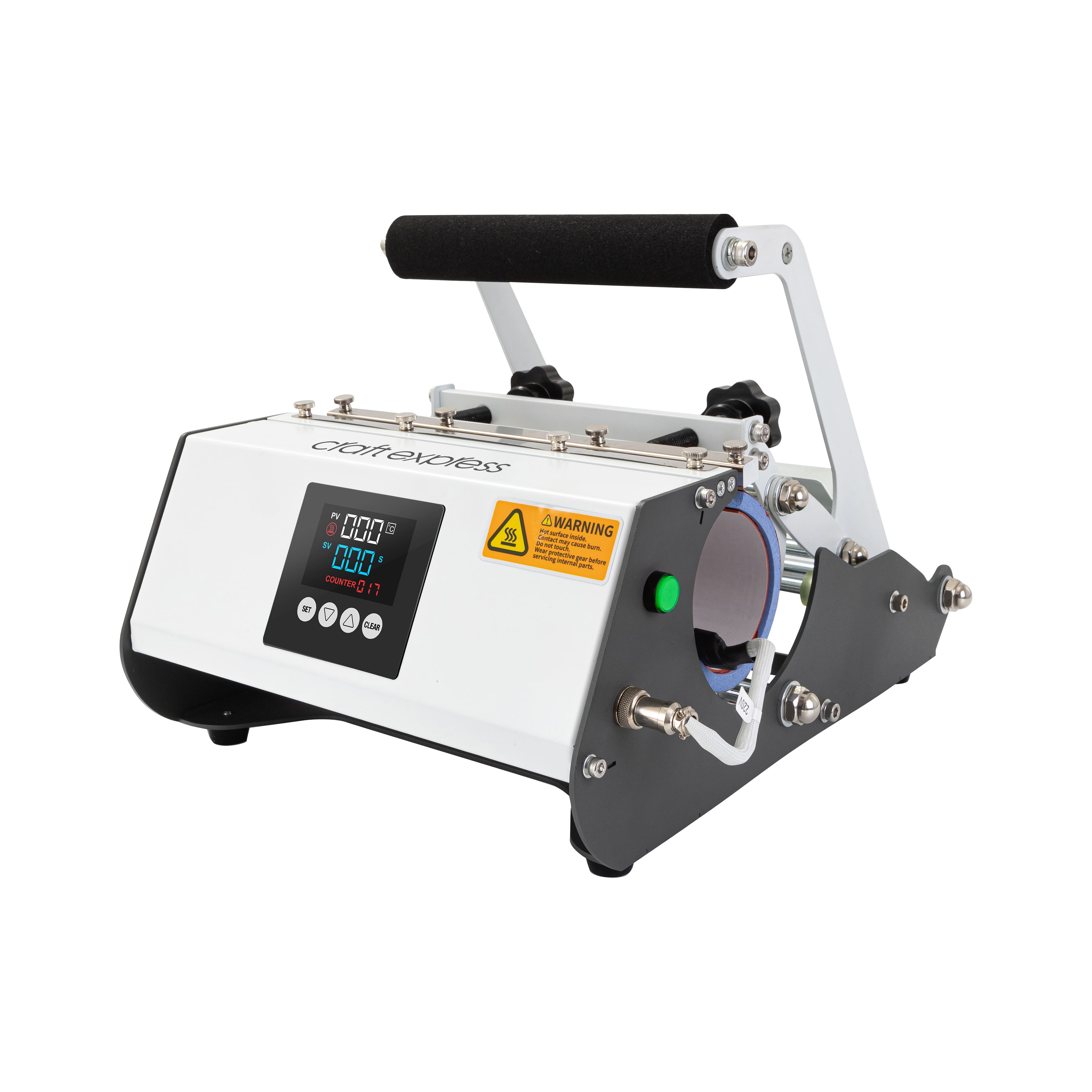 Craft Express White Elite Pro Tumbler Heat Press