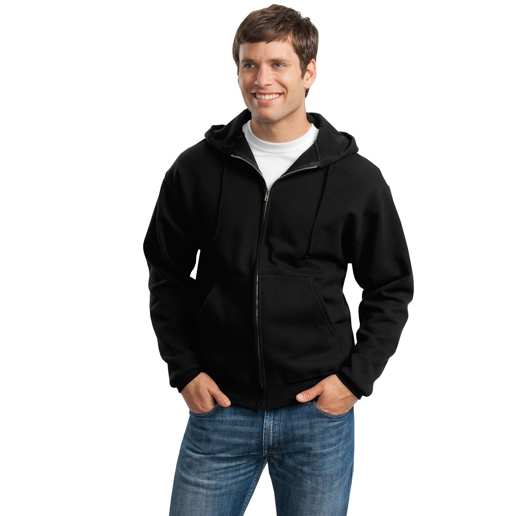 JERZEES® Super Sweats® NuBlend® Full-Zip Hooded Sweatshirt