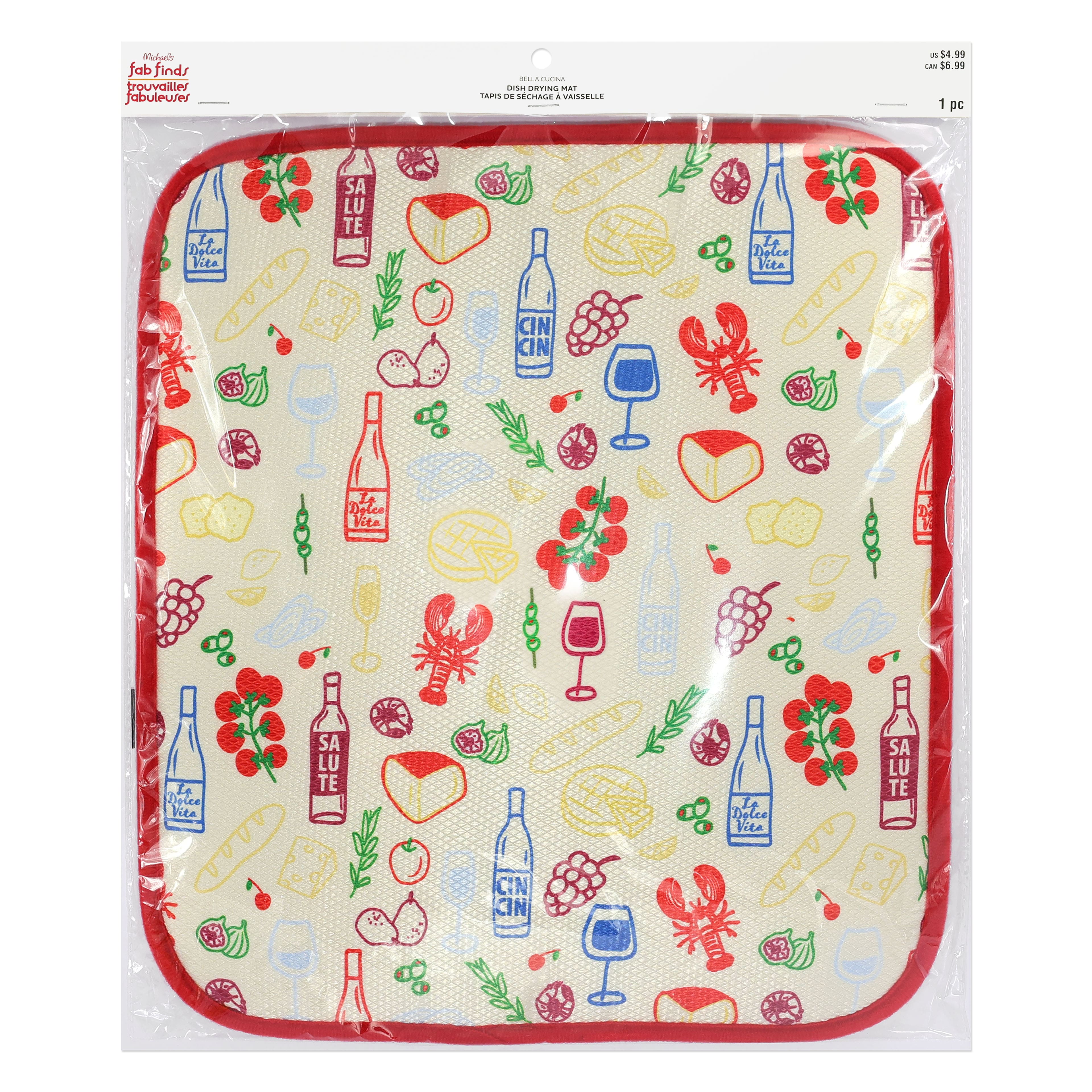 15&#x22; Fall Dish Drying Mat by Fab Finds