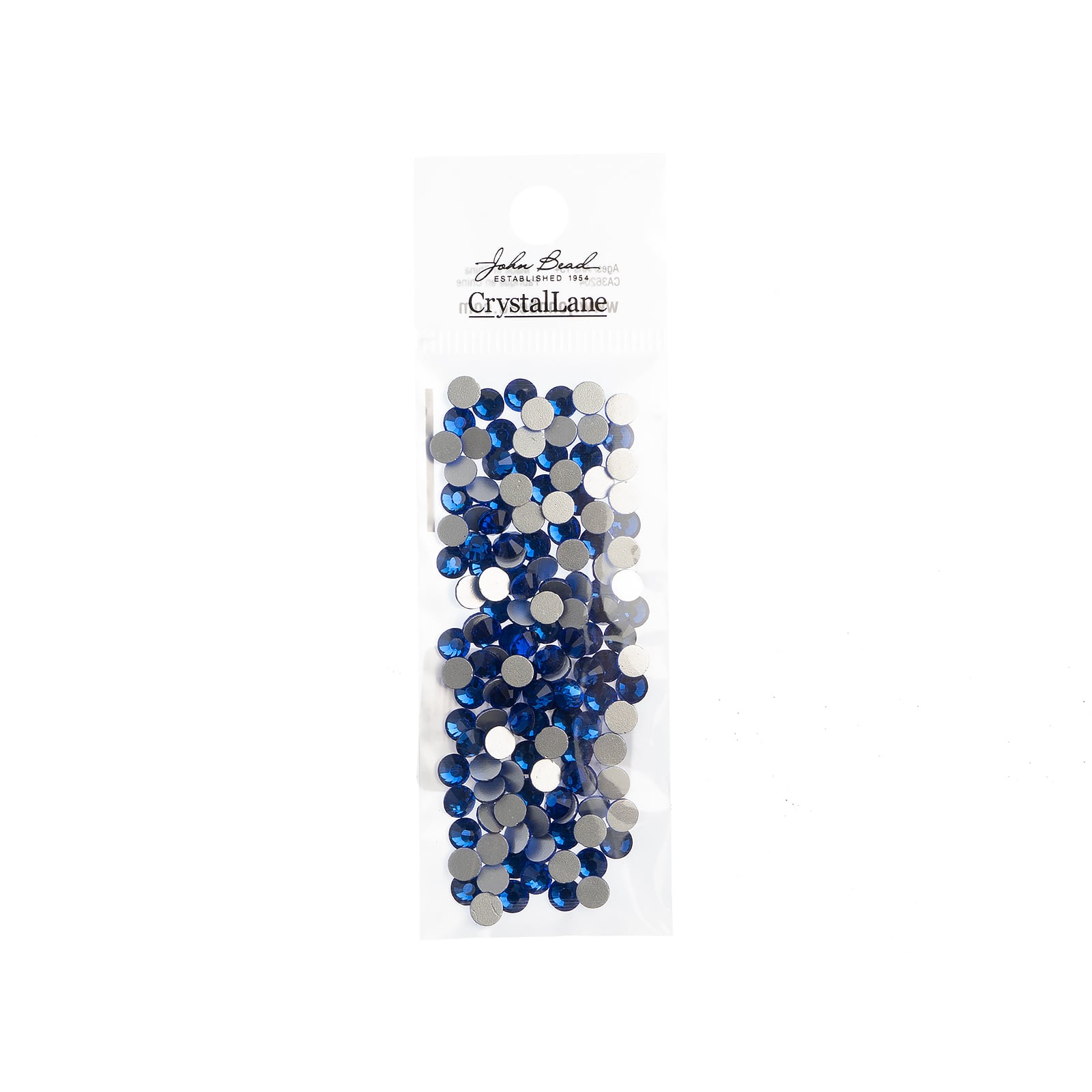 John Bead Crystal Lane SS20 Round Flatback Czech Crystals, 144ct.