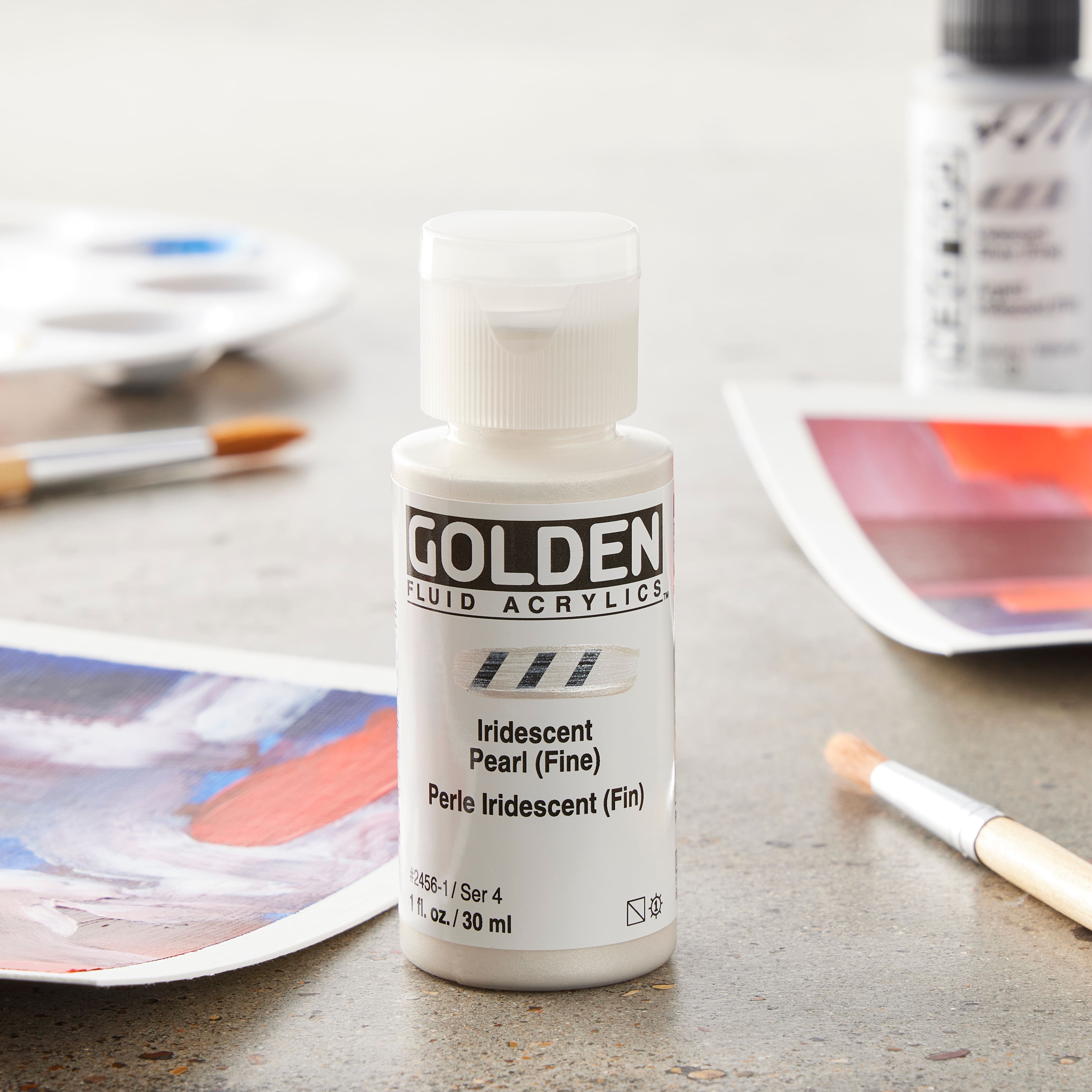 Golden&#xAE; Iridescent Fluid Acrylics, 1oz.