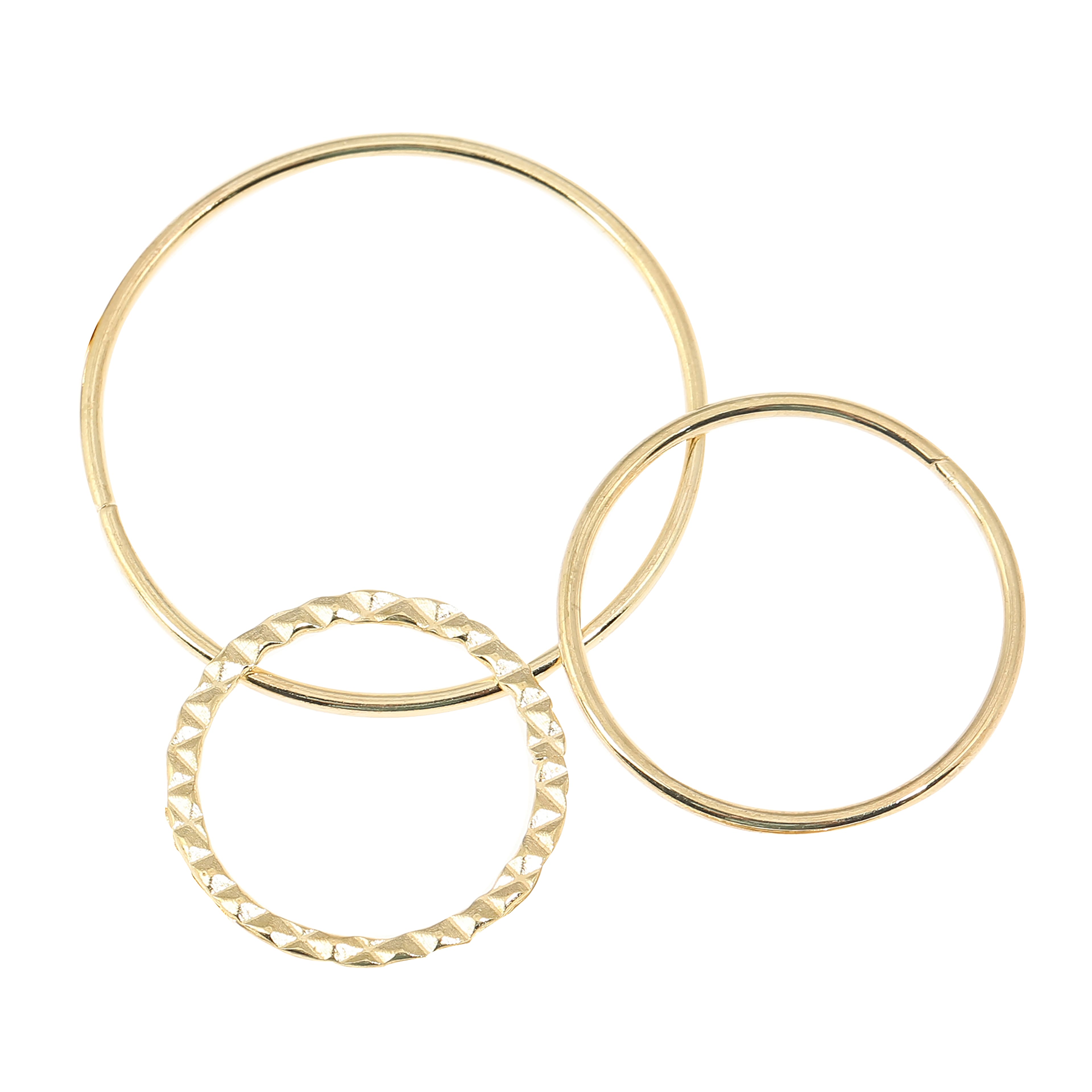Assorted Gold Circle Connectors by Bead Landing&#x2122;