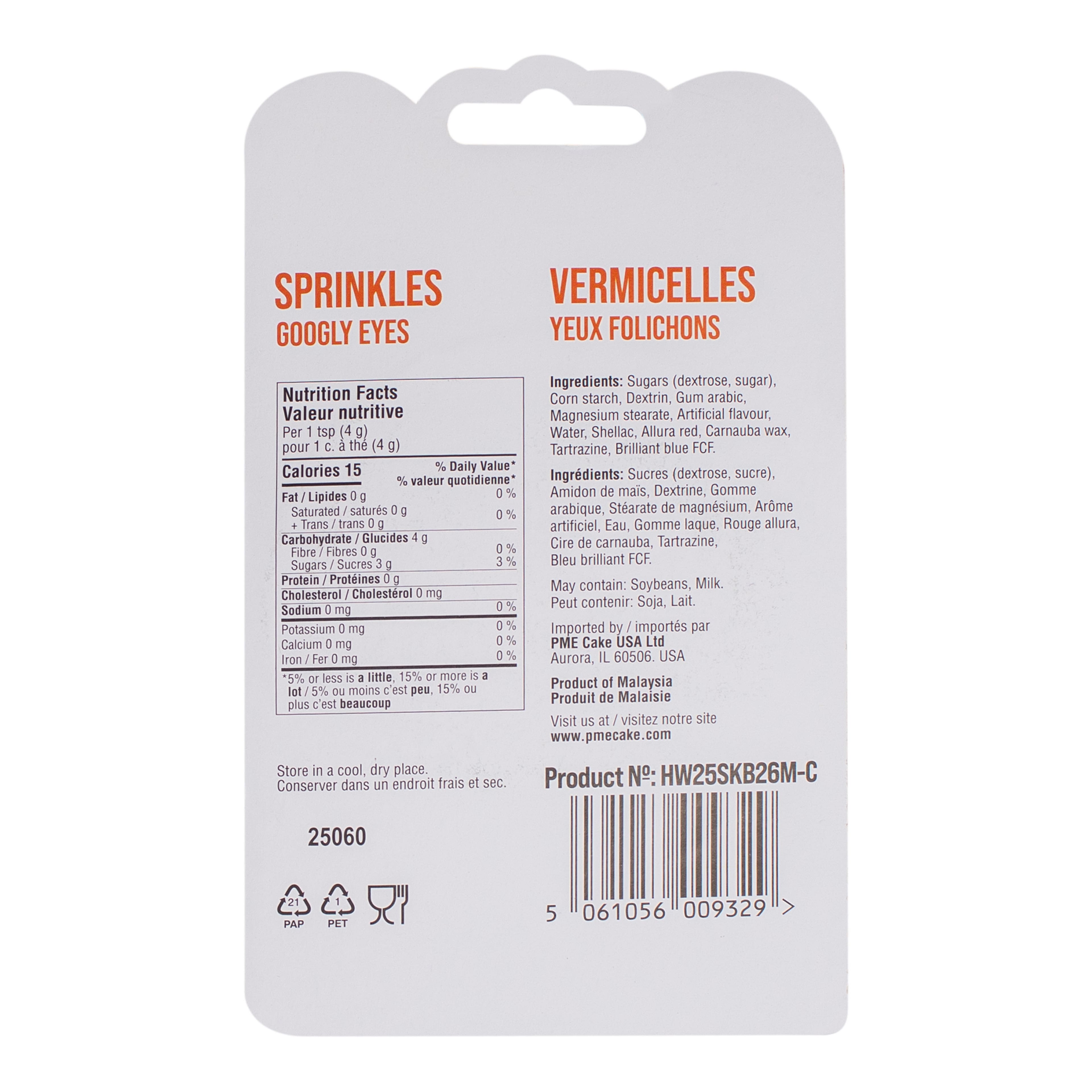 PME Cake Sweet Street&#xAE; Googly Eyes Sprinkles