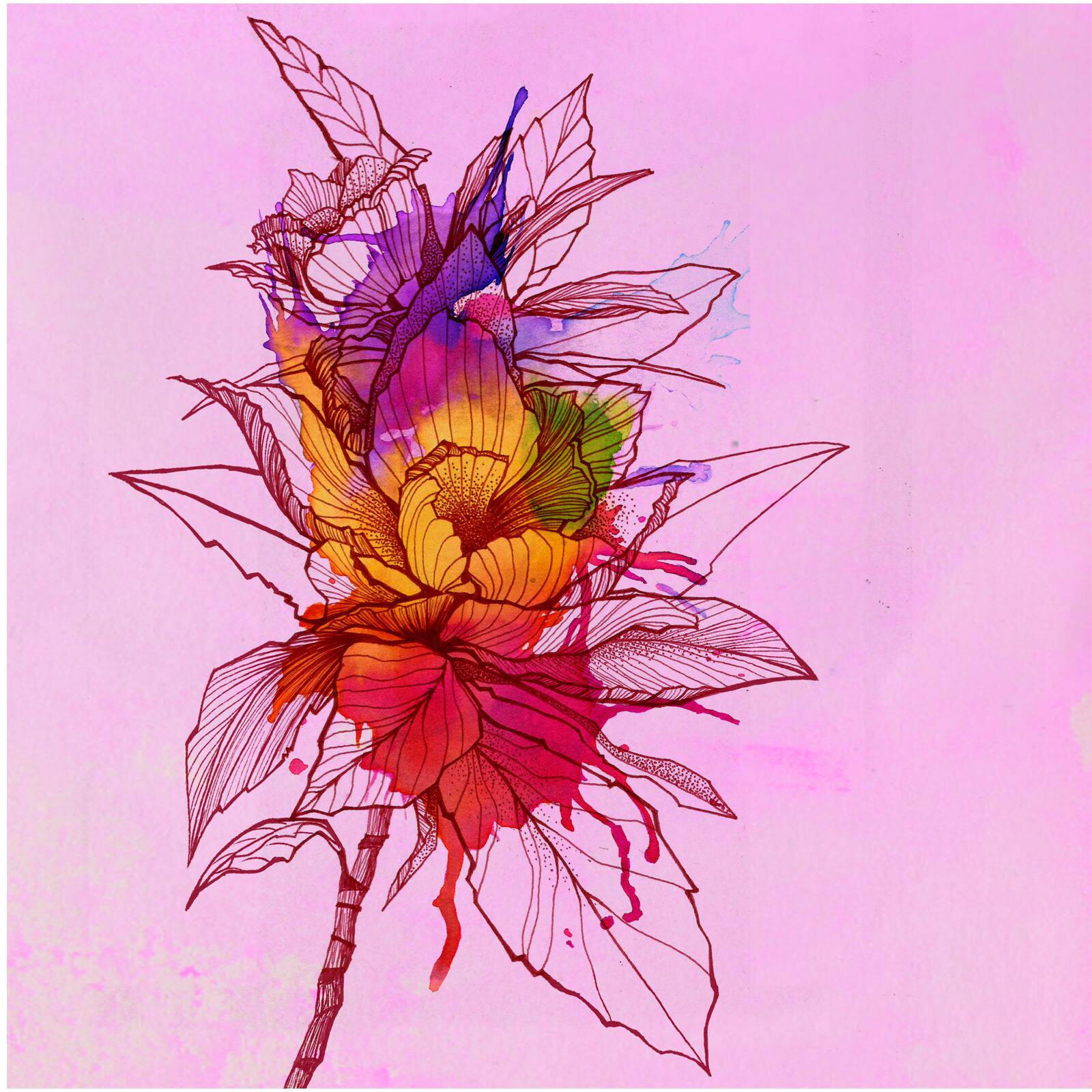 Goldfaber Flowers Dual Ended Aqua Markers, 6ct.