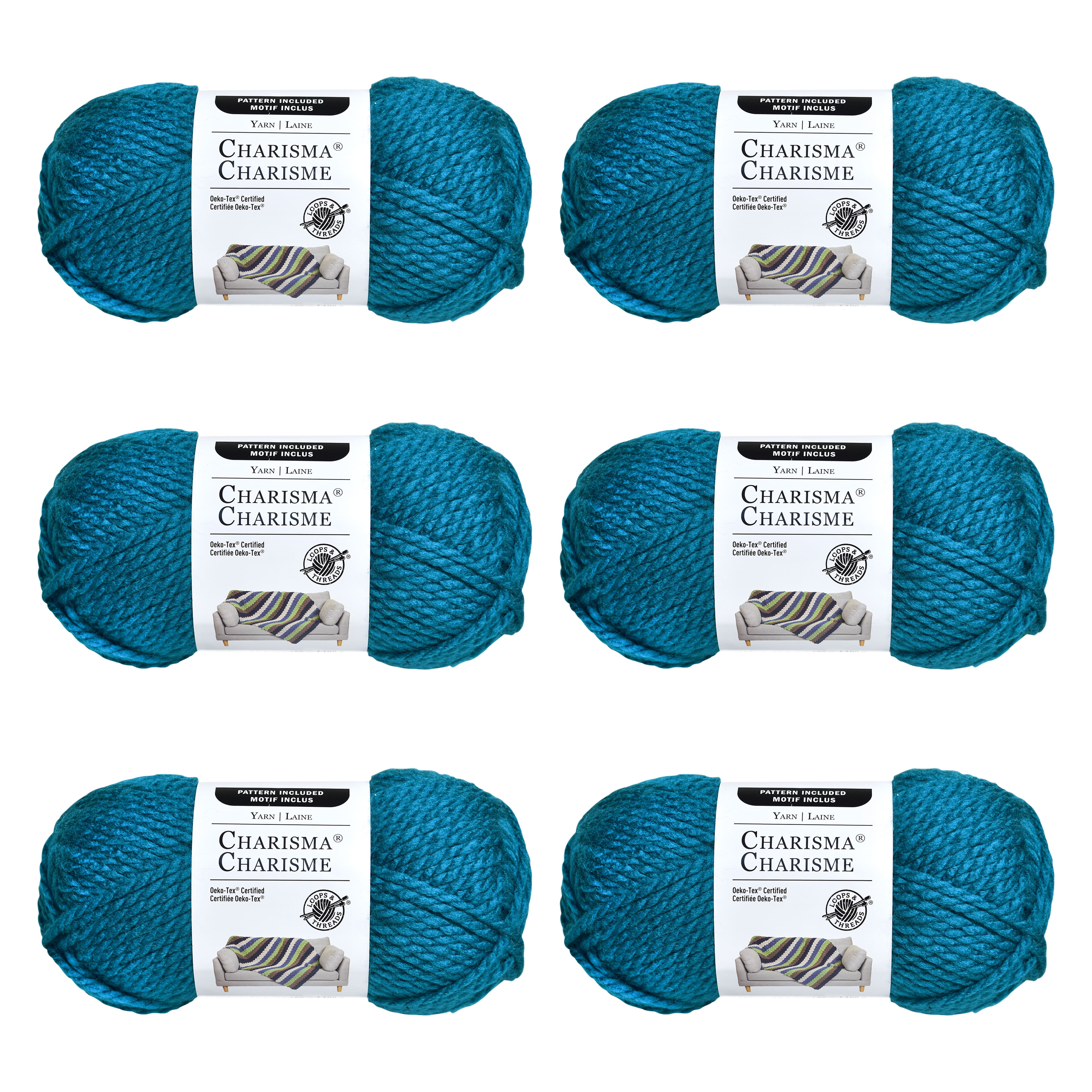 6 Pack: Charisma&#xAE; Yarn by Loops &#x26; Threads&#xAE;