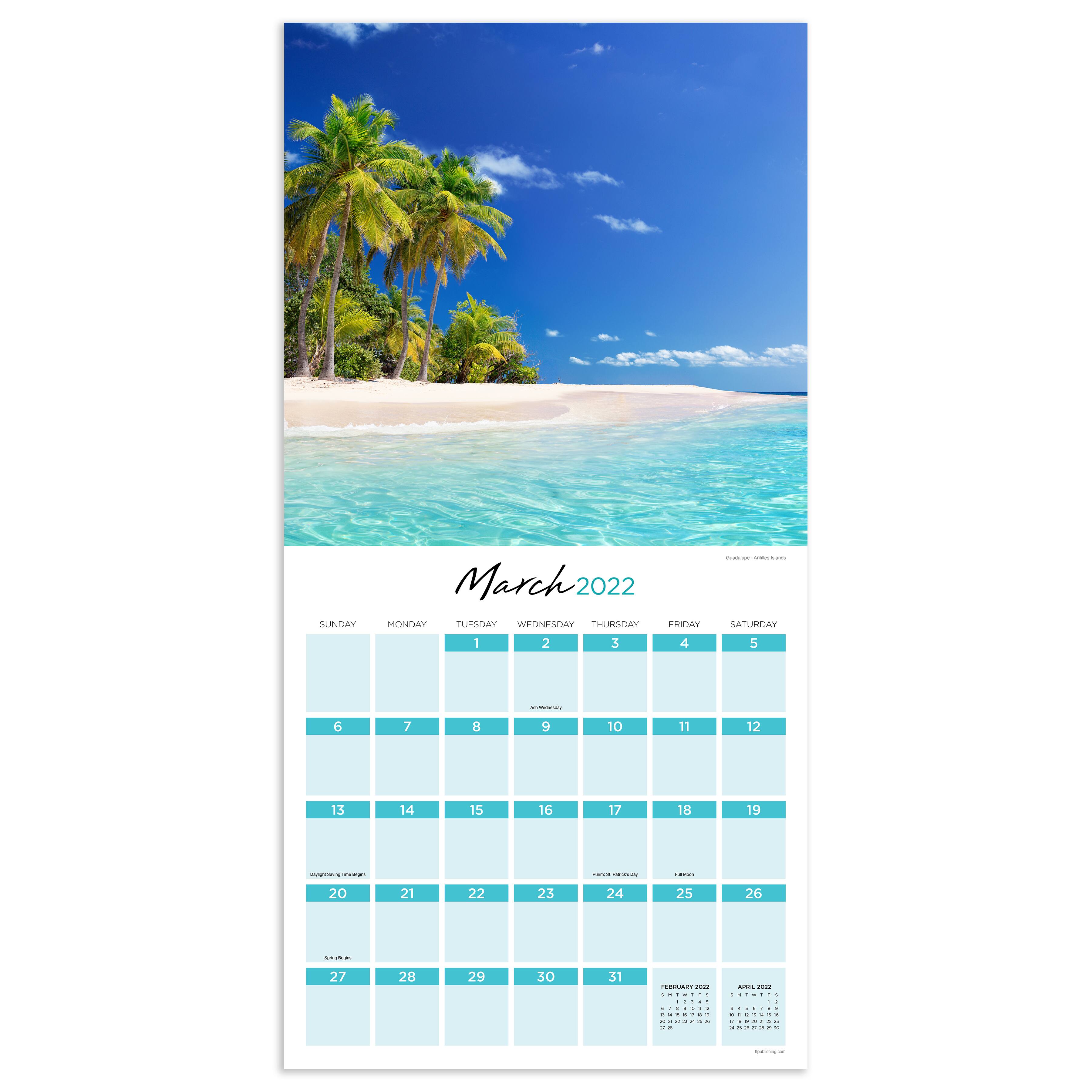 2022 Tropical Beaches Wall Calendar Michaels 2022 Tropical Beaches Calendar How To Find Out Where Picture Was Taken For April 2022 Ask The P
