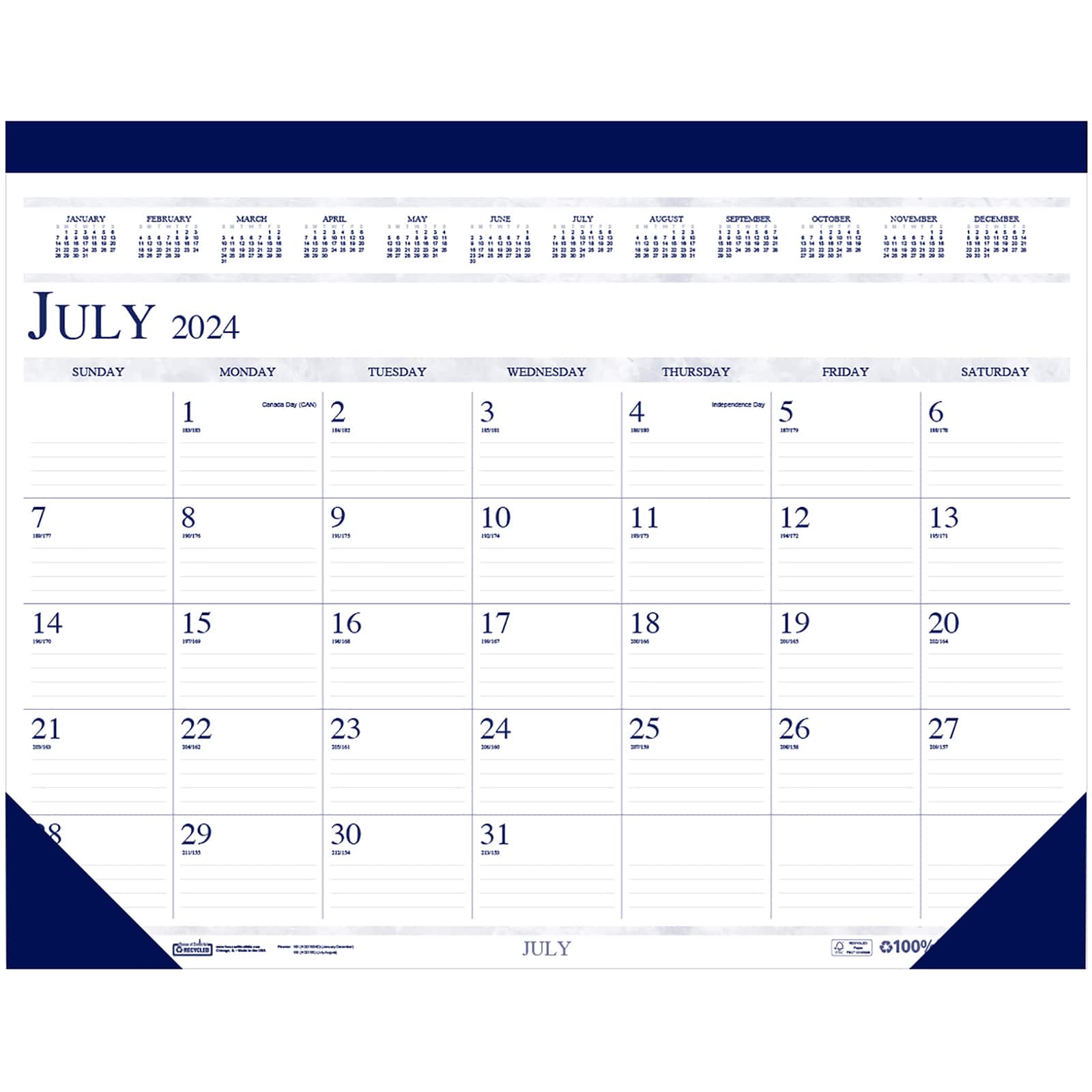 Find the Monthly Academic Calendar Classic Desk Pad at