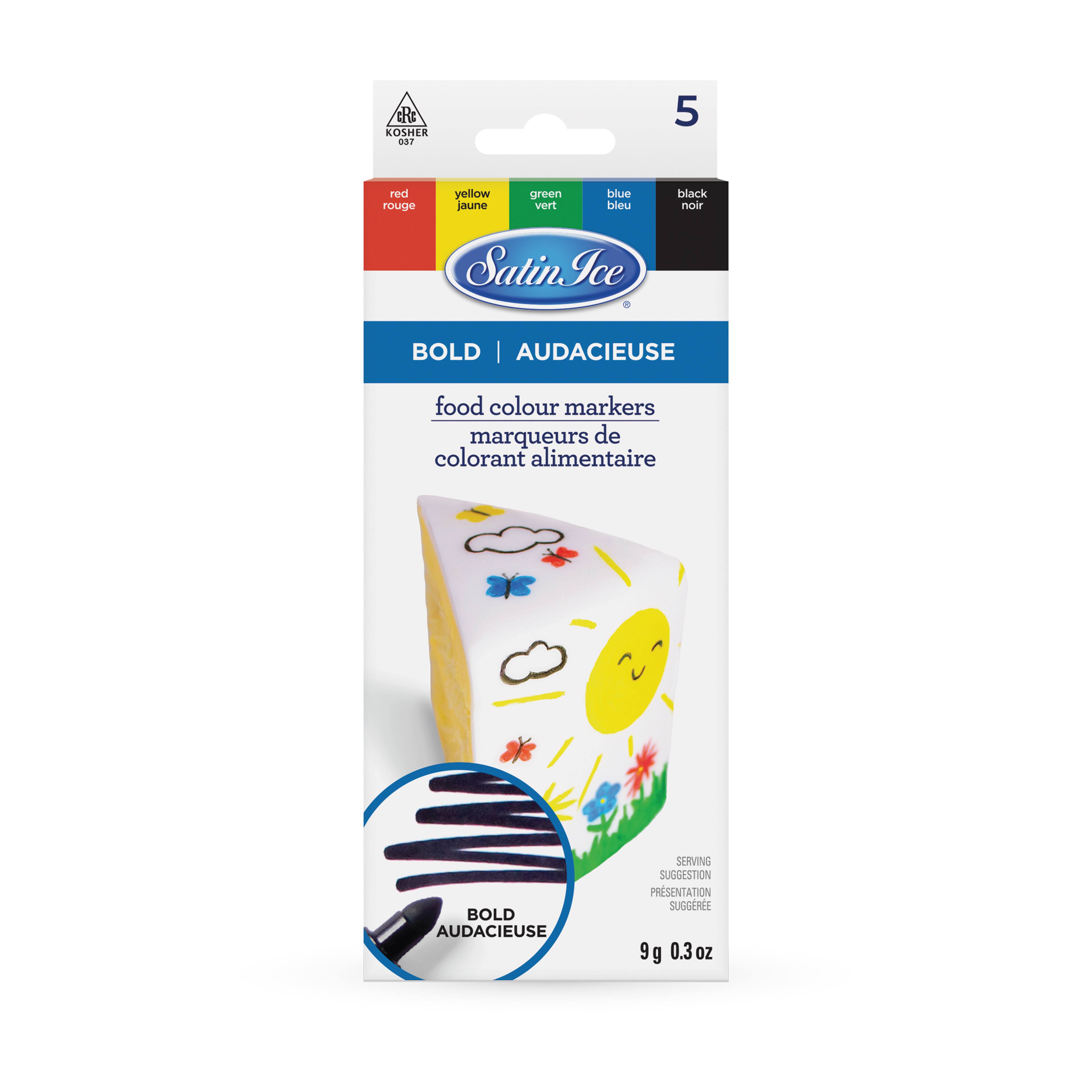 Satin Ice® Bold Food Color Markers Set