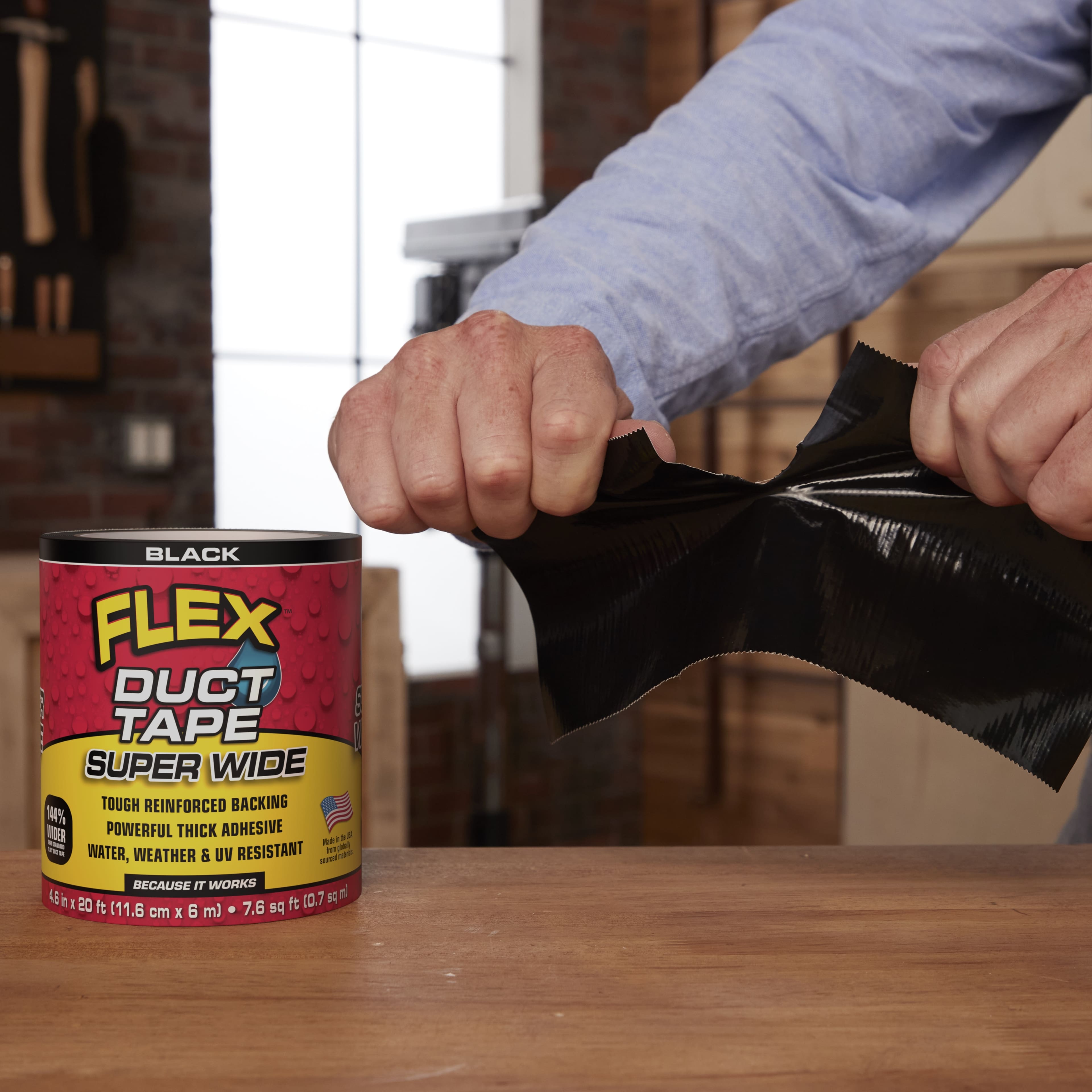 Flex Seal Super Wide Black Duct Tape