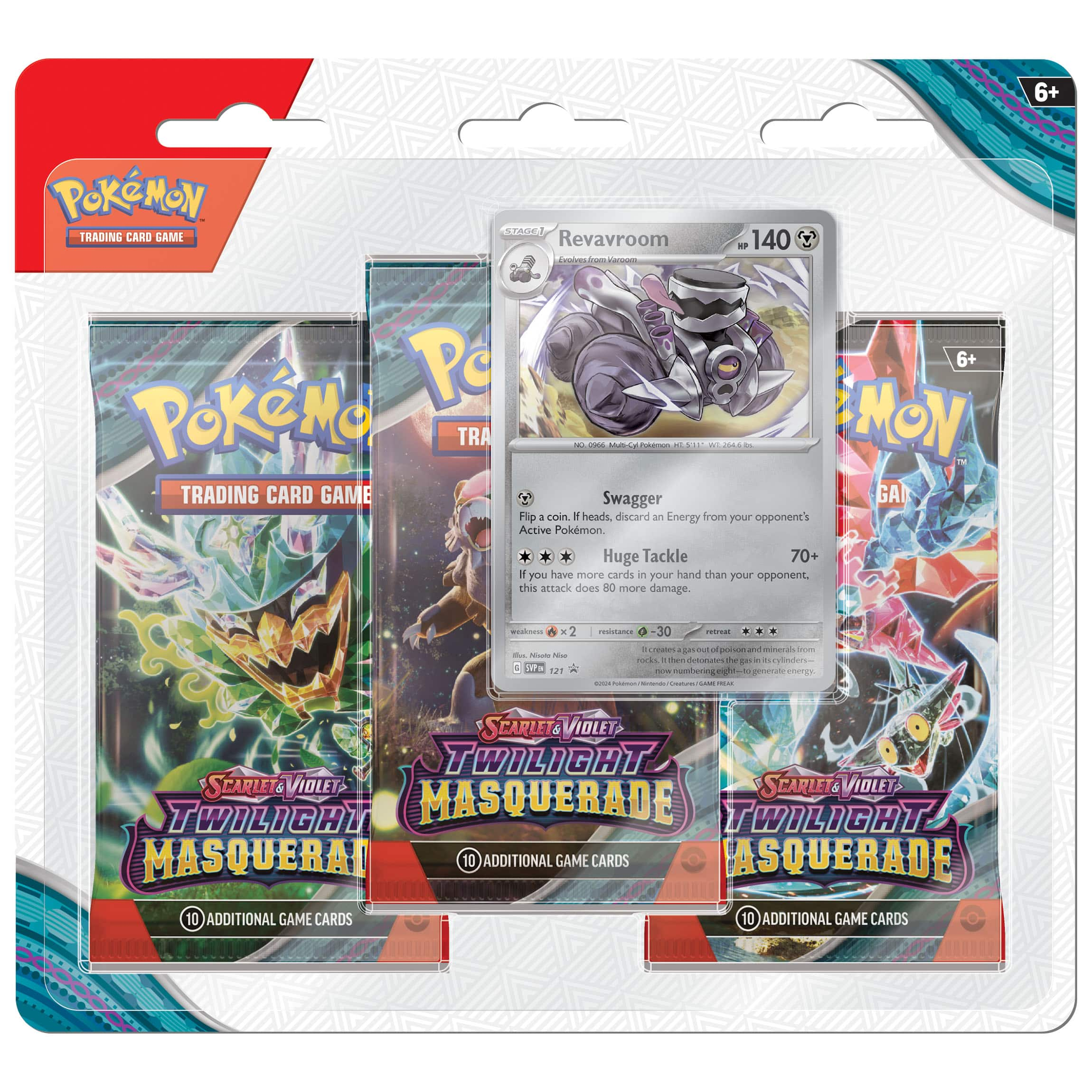 Pok&#xE9;mon&#x2122; Trading Card Game Scarlet &#x26; Violet Twilight Masquerade Booster 3 Pack