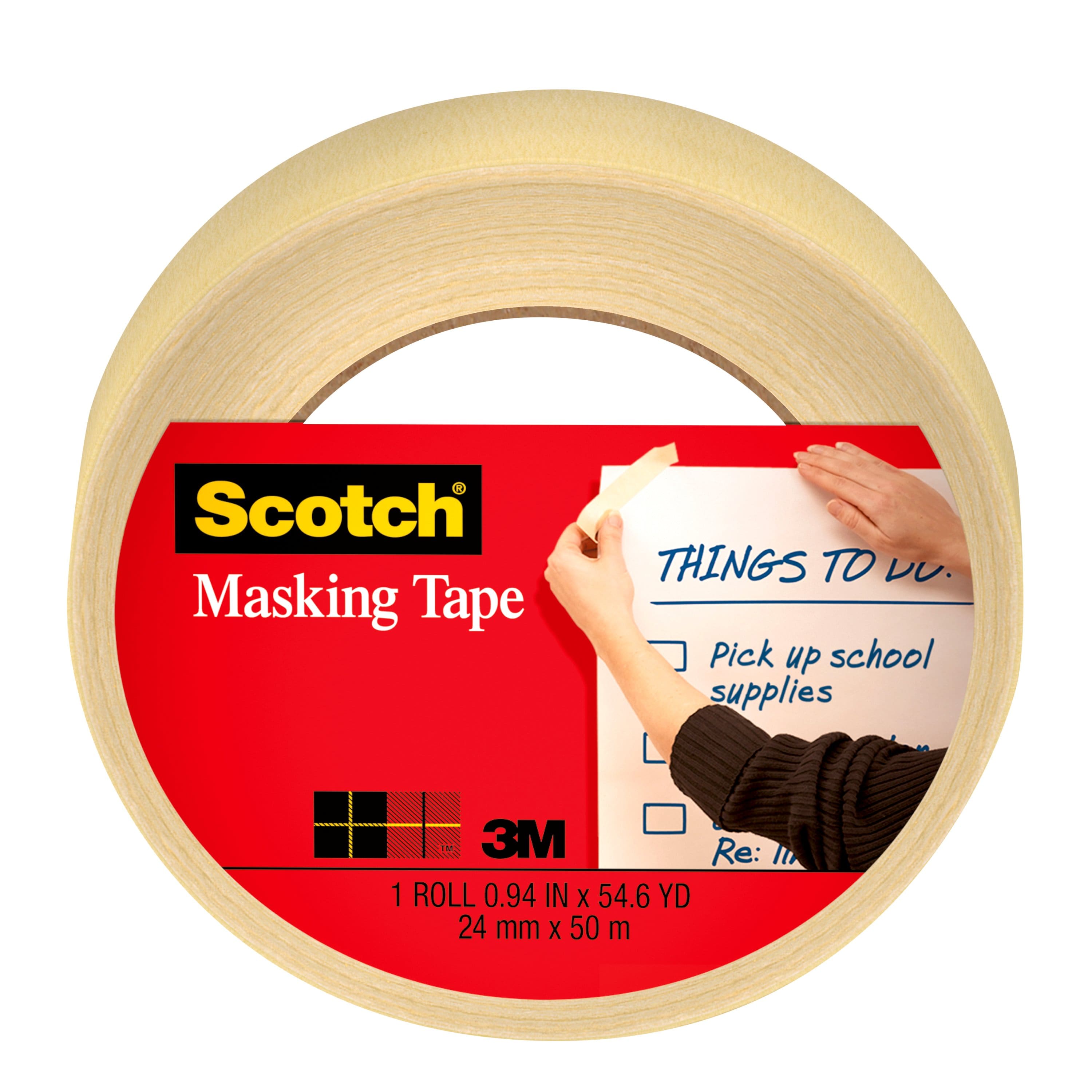 3M Scotch&#xAE; 0.7&#x22; x 54.6yd. Masking Tape