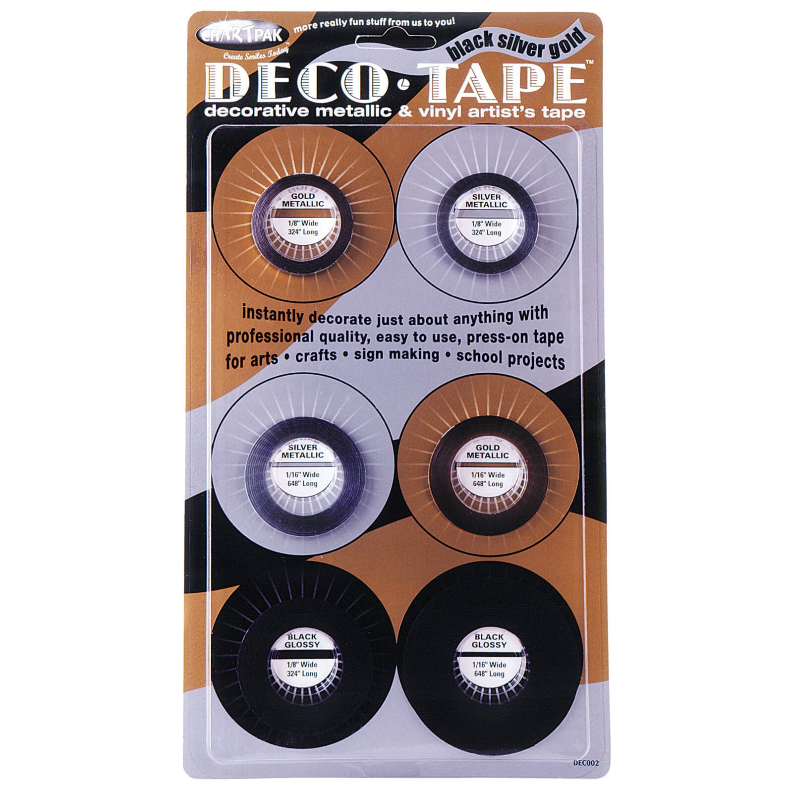 Chartpak™ Deco Tape Metallics Set, 6ct. Michaels