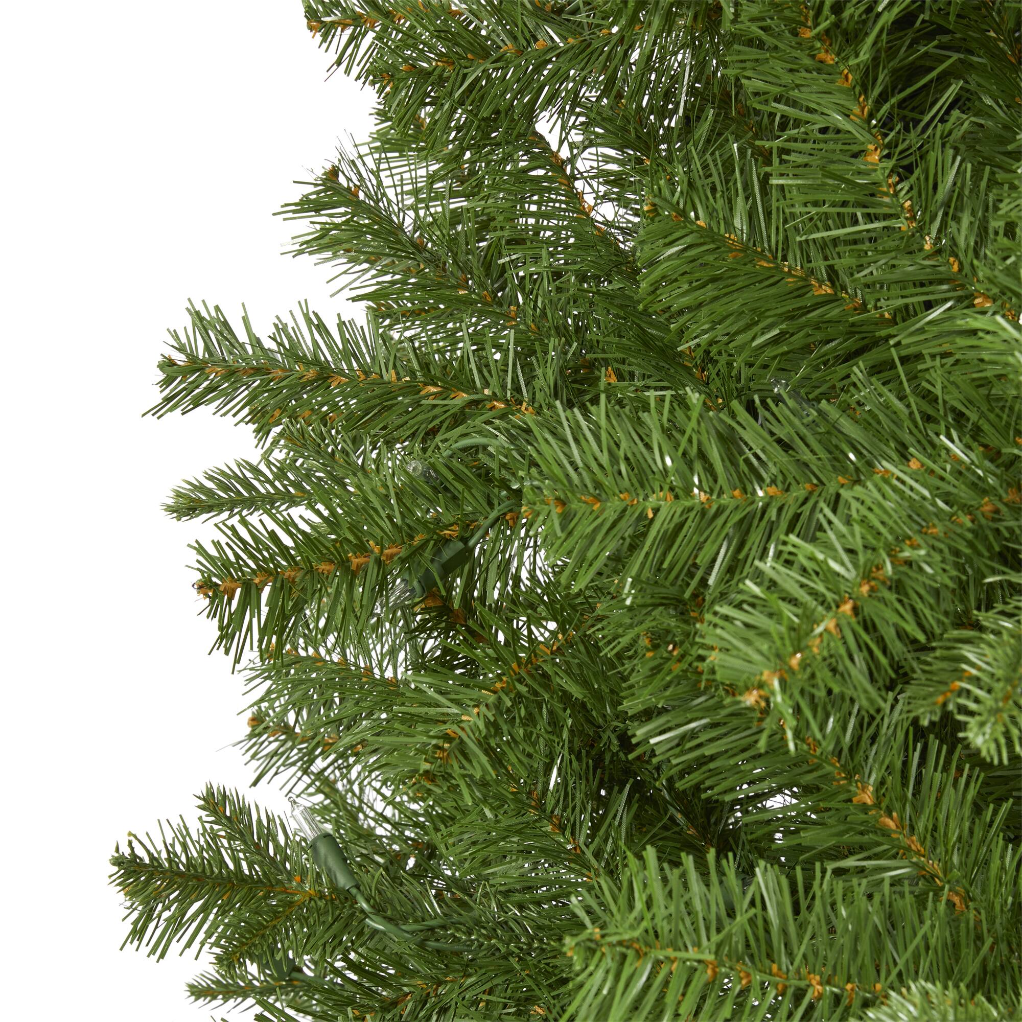 6.5ft. Pre-Lit Vancouver Spruce Artificial Christmas Tree, Warm White LED Lights