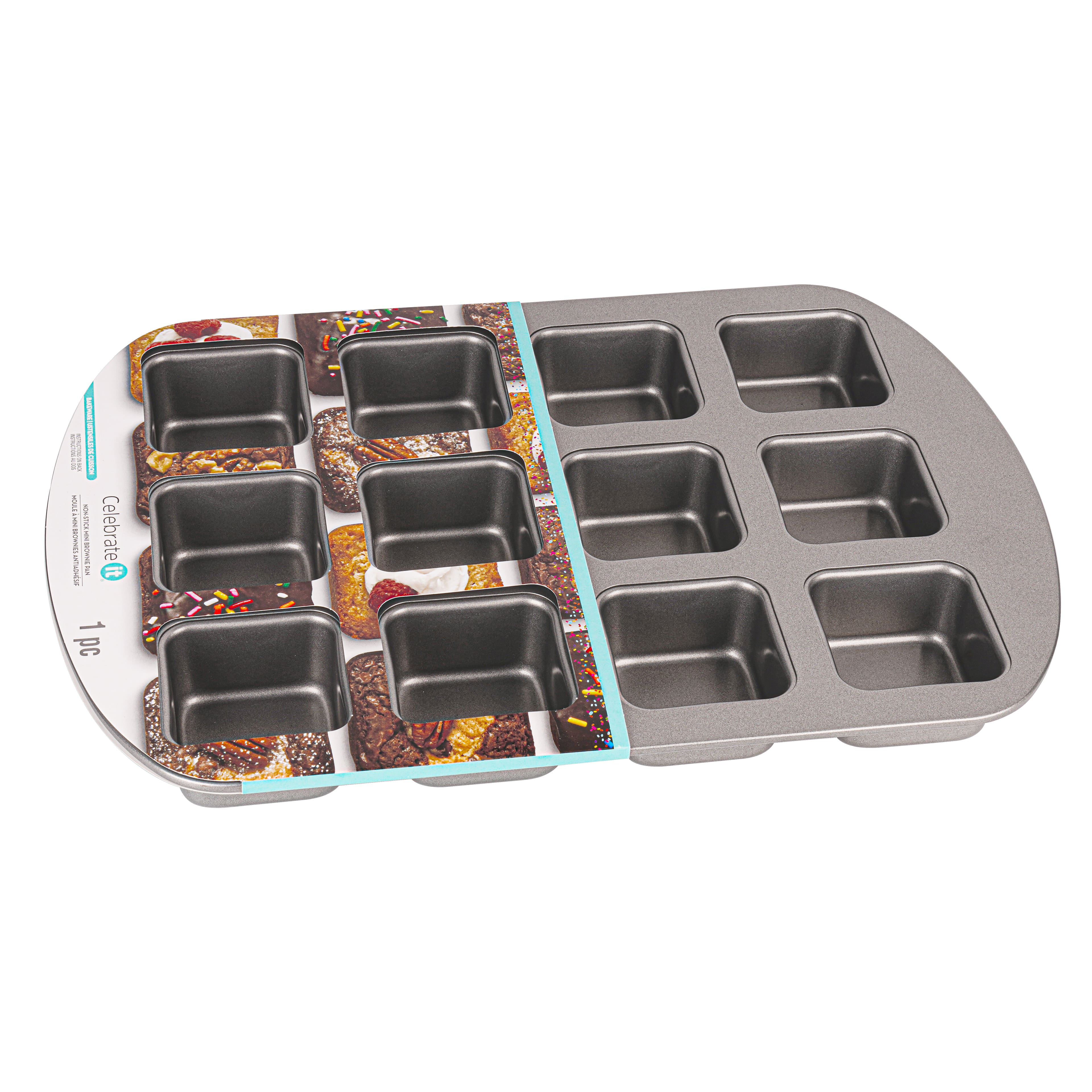 Non-Stick Mini Brownie Pan by Celebrate It®