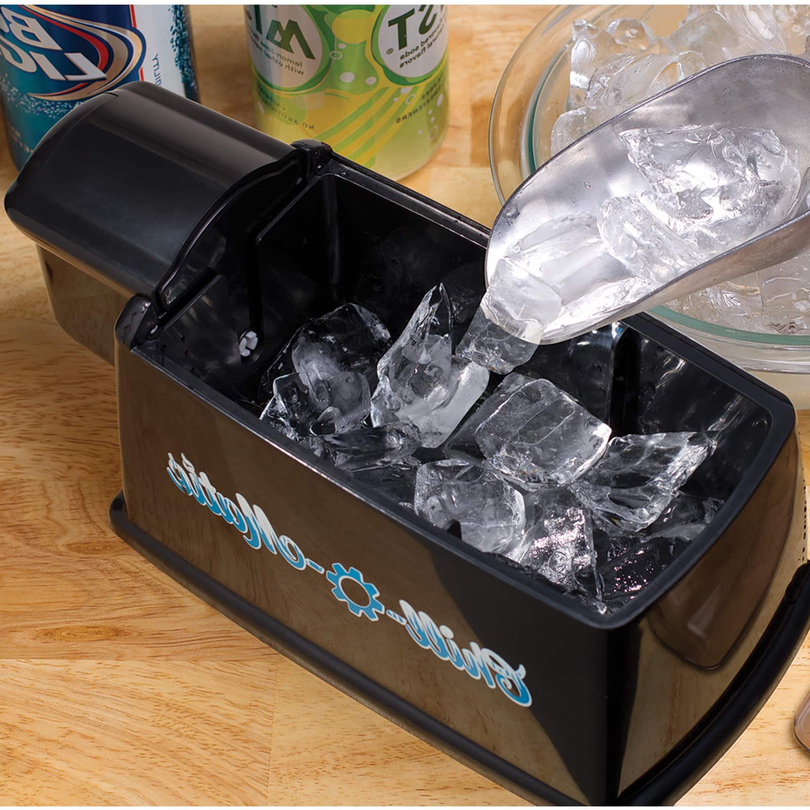 Chill-O-Matic. Get ice cold drinks in 60 seconds with ChillOMatic