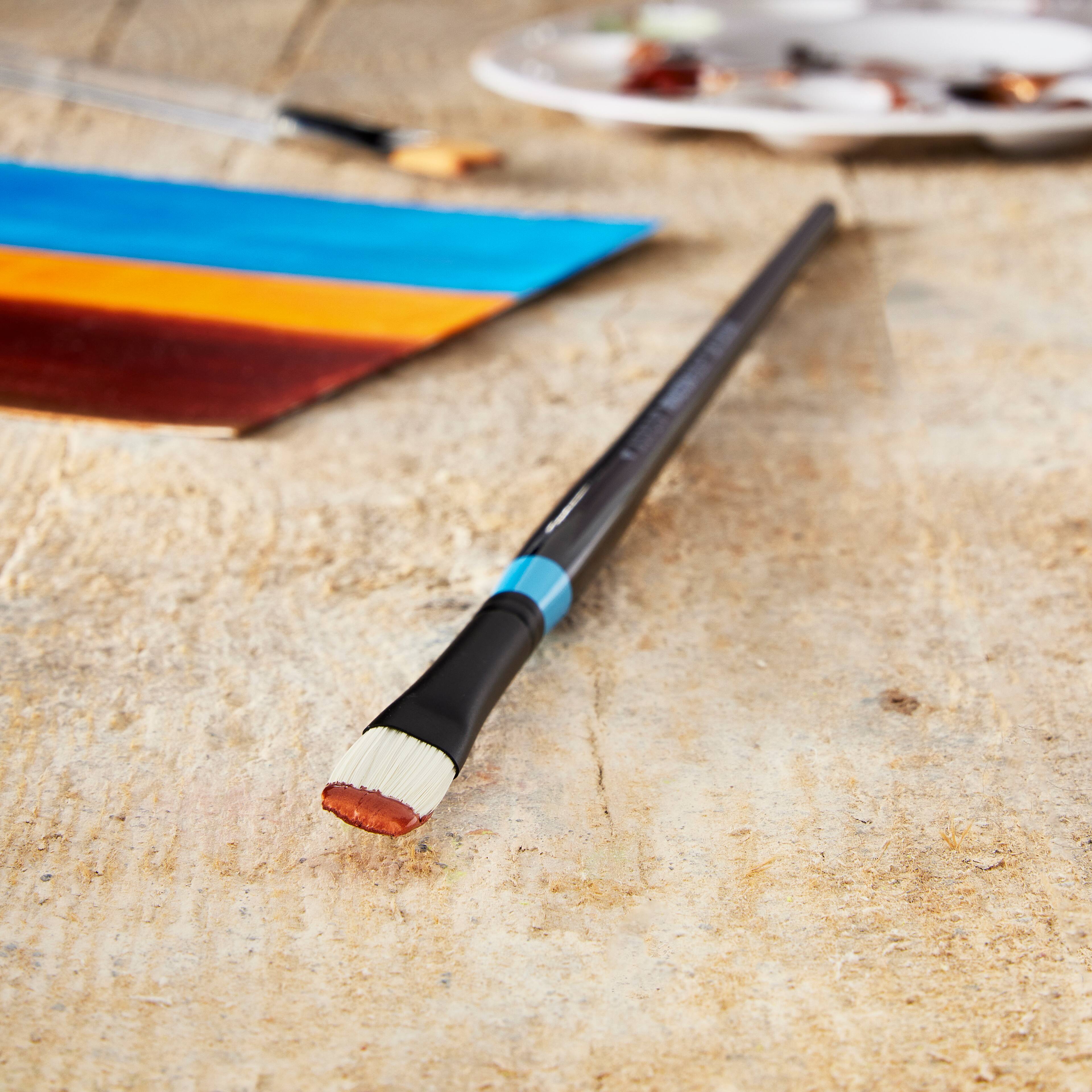 12 Pack: Princeton&#x2122; Aspen&#x2122; Series 6500 Long Handle Flat Brush