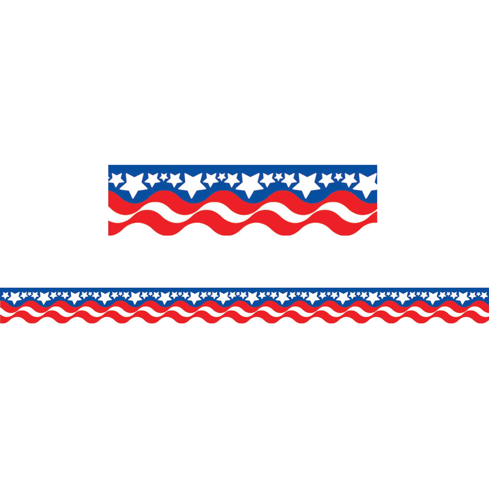 Teacher Created Resources&#xAE; Patriotic Border Trim, 210ft.