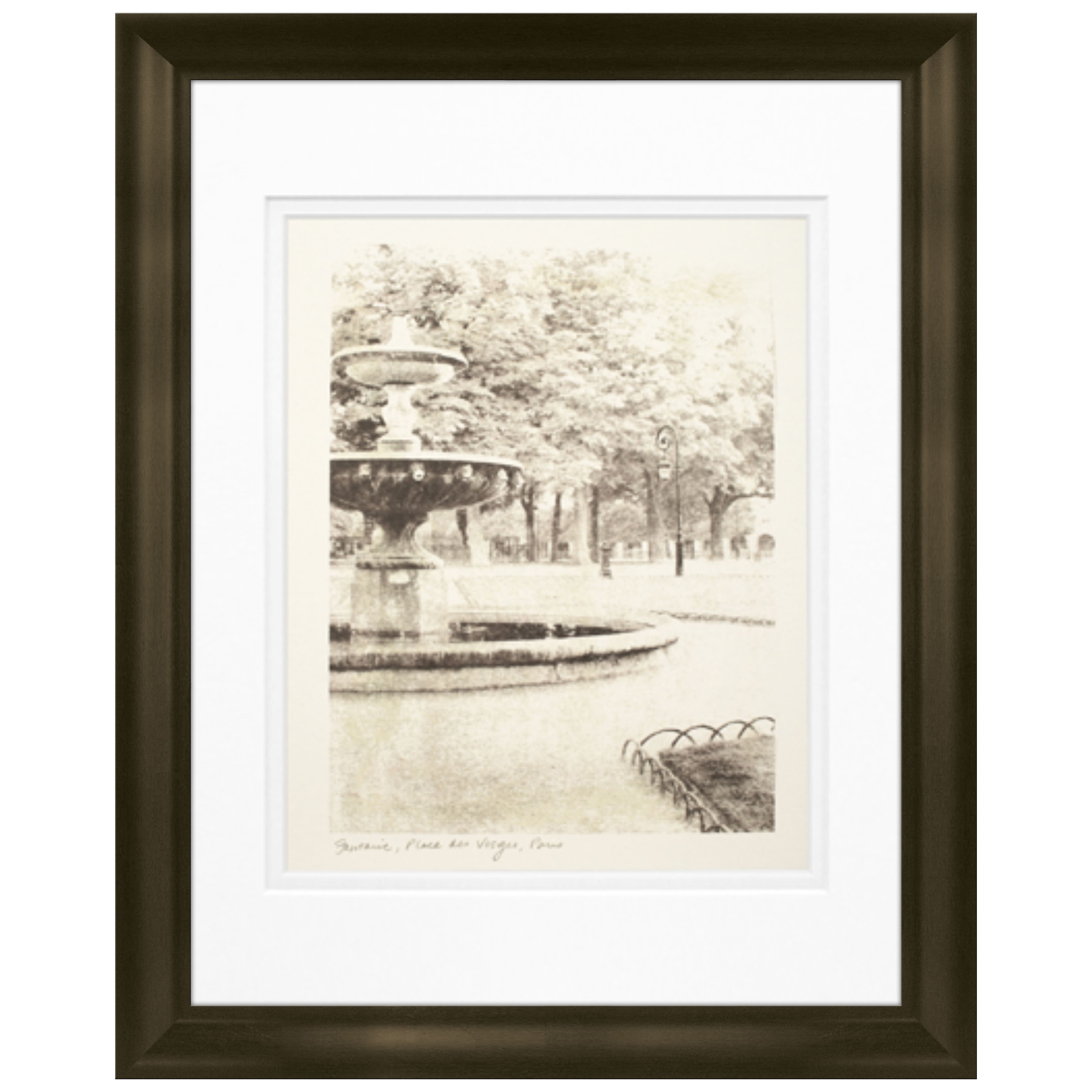 Timeless Frames® Place Des Vosges Fountain Framed Print Wall Art