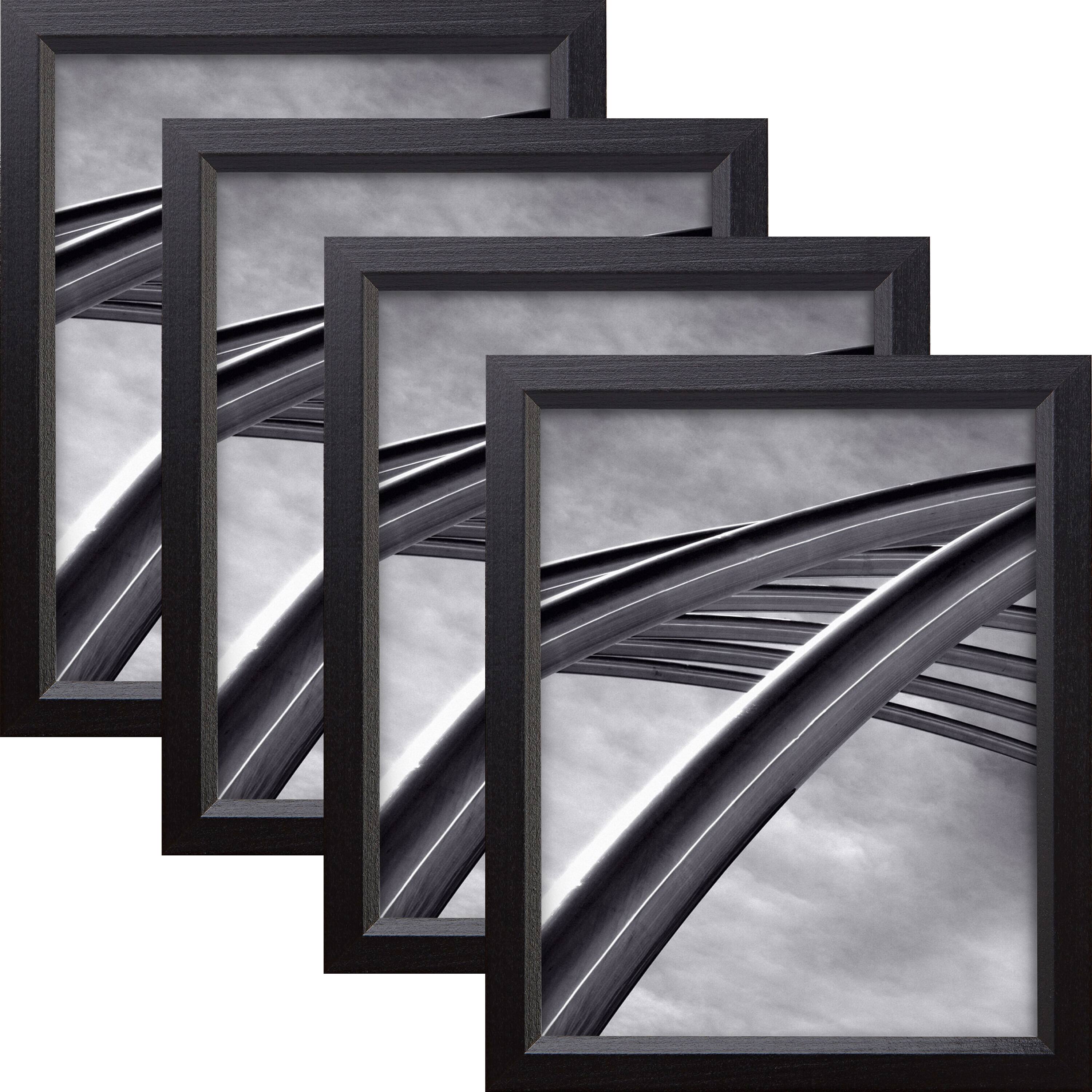 4 Pack: Craig Frames Economy Ebony Hardwood Picture Frame