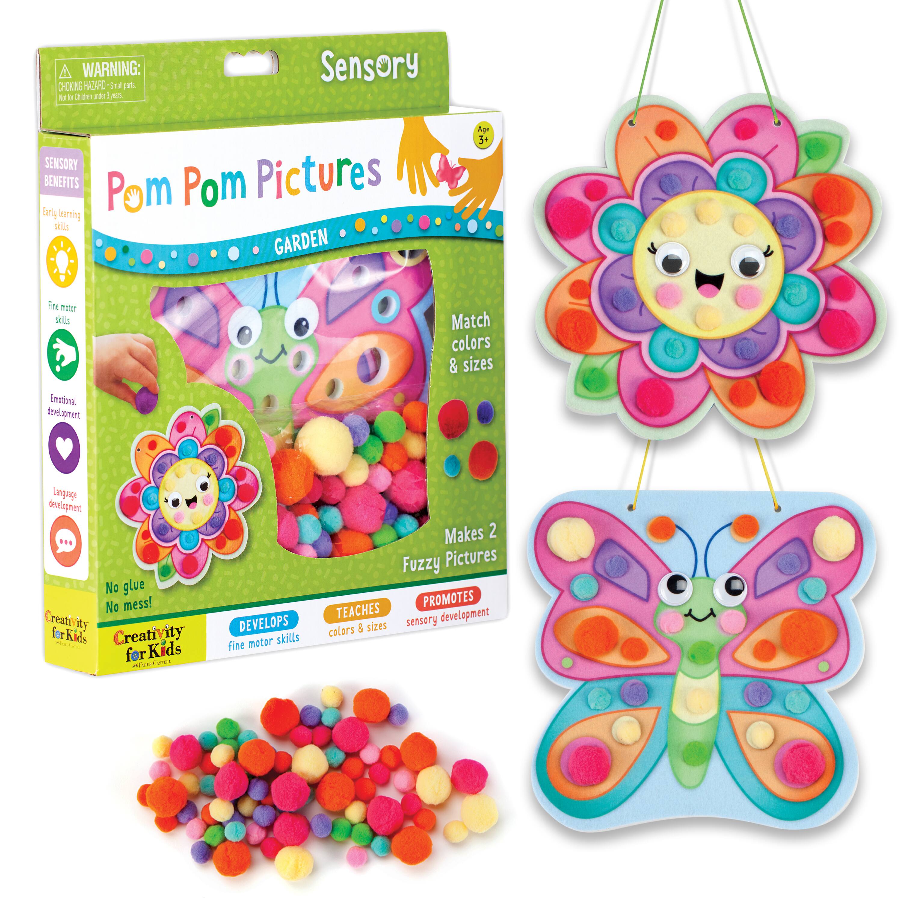 6 Pack: Creativity for Kids&#xAE; Garden Pom Pom Pictures Kit