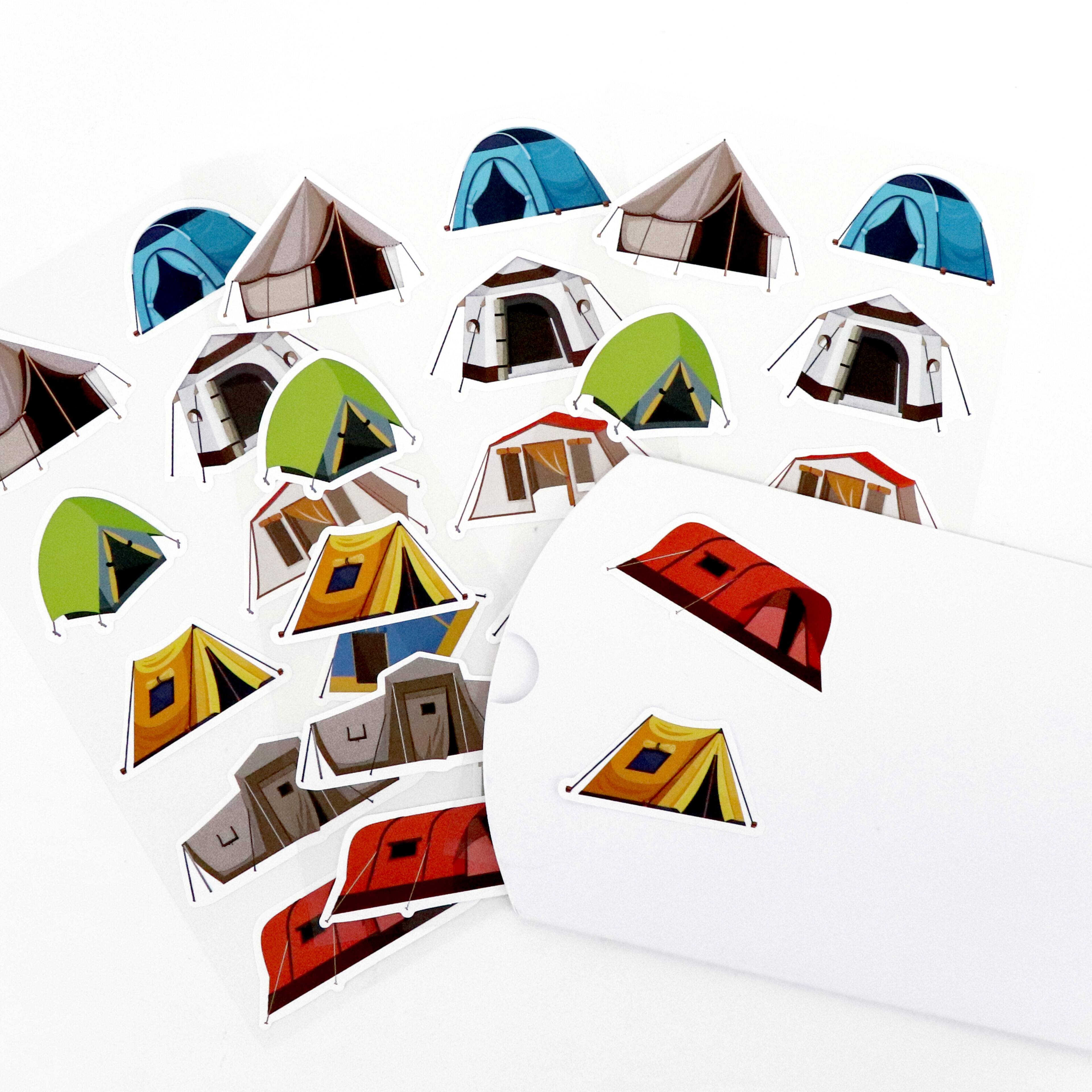 Travel Tent Dimensional Stickers by Recollections&#x2122;