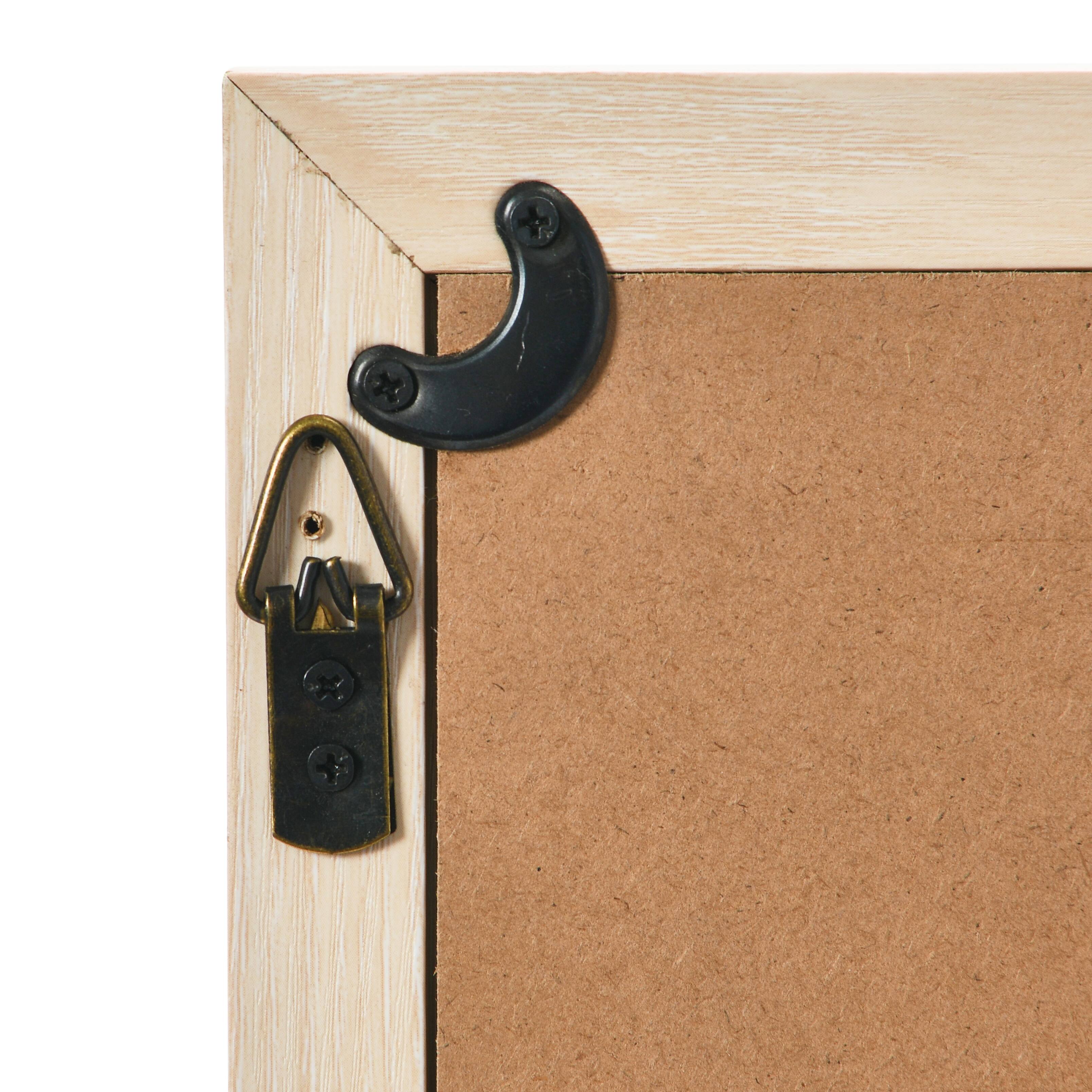 Hello Honey® Abstract Geometric Print with Solid Wood Frame