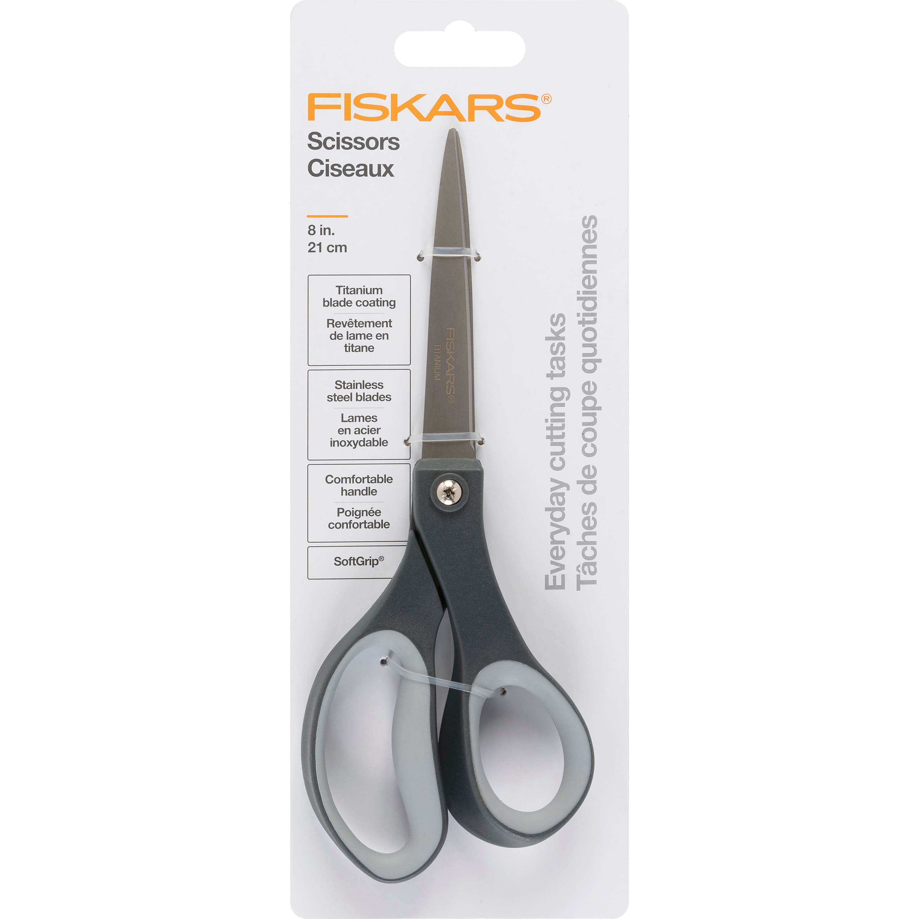 Fiskars&#xAE; 8&#x22; Black Scissors