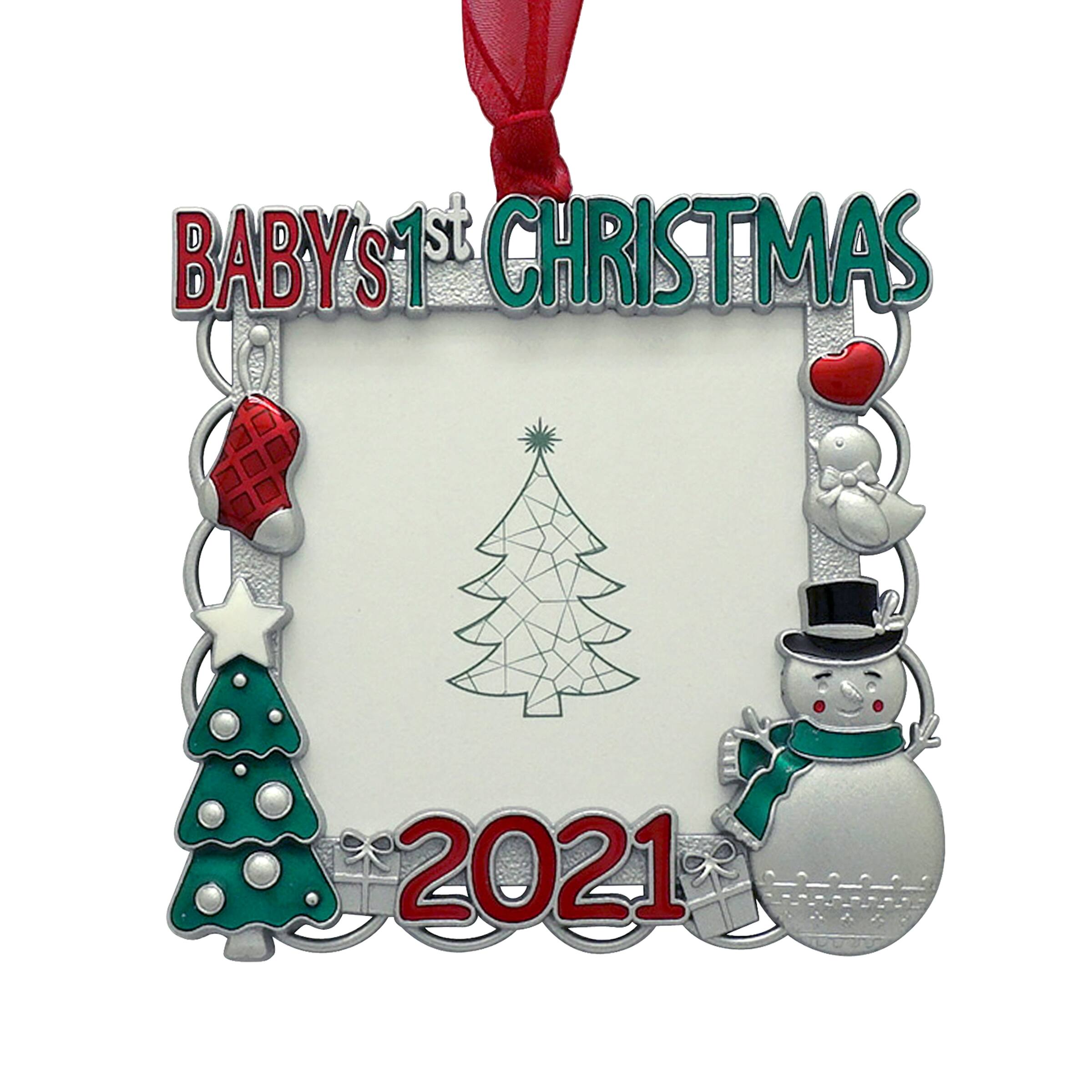 Baby S 1st Christmas Metal Framed 2021 Ornament By Studio Decor Michaels Baby S 1st Christmas Metal Framed 2021 Ornament By Studio Decor Michaels